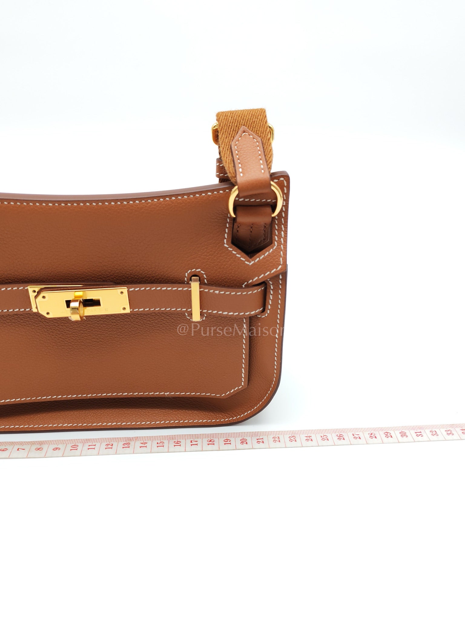 Jypsiere Mini in Gold Evercolor and Gold Hardware Stamp K(2025) | Purse Maison Luxury Bags Shop