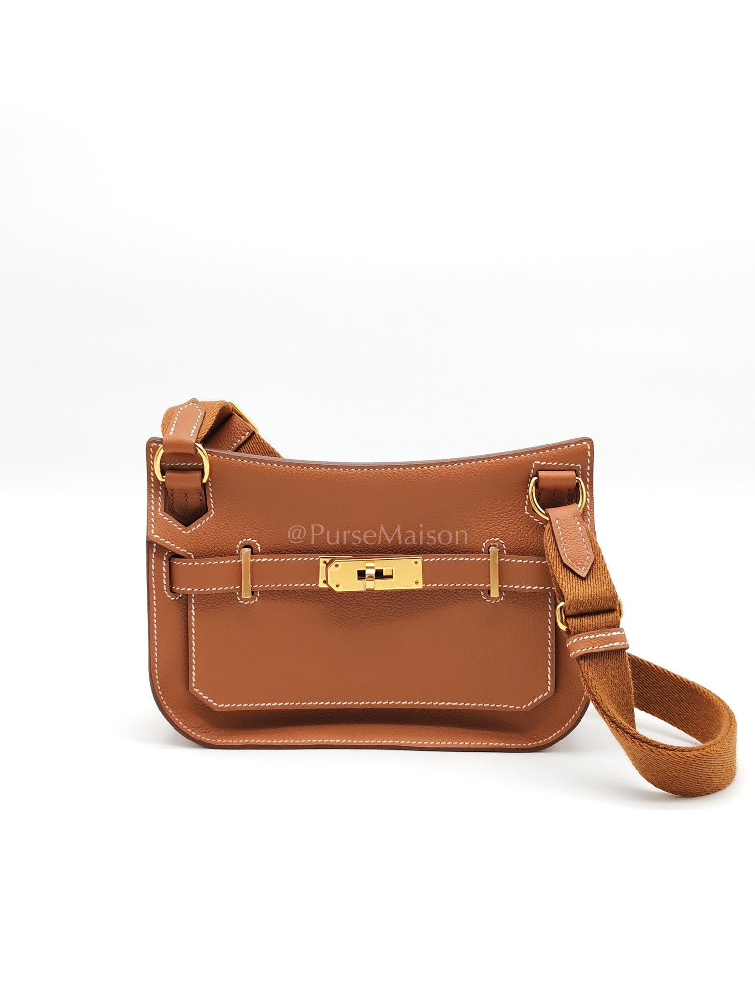 Jypsiere Mini in Gold Evercolor and Gold Hardware Stamp K(2025) | Purse Maison Luxury Bags Shop