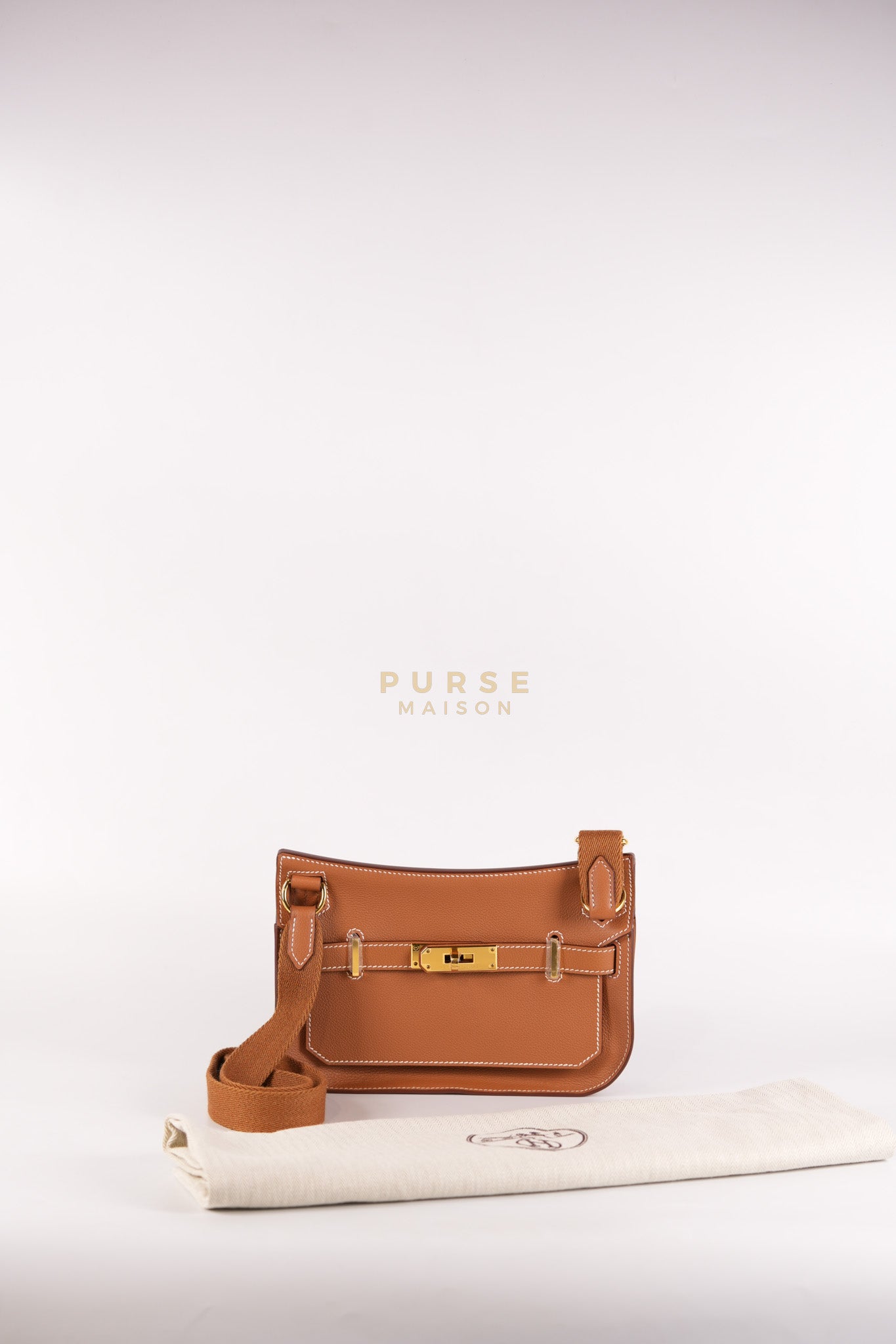 Jypsiere Mini in Gold Evercolor and Gold Hardware Stamp W (2024) | Purse Maison Luxury Bags Shop