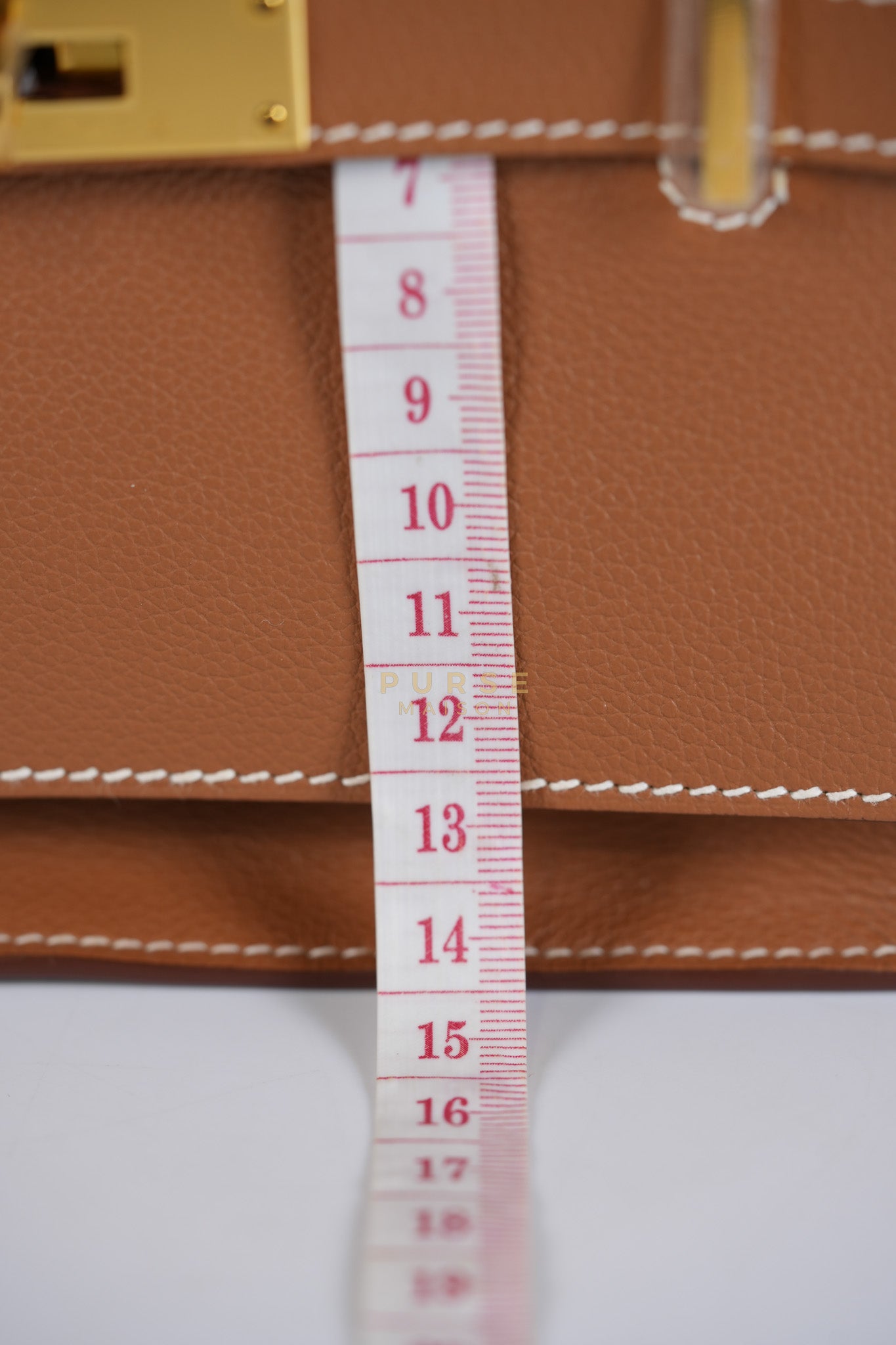 Jypsiere Mini in Gold Evercolor and Gold Hardware Stamp W (2024) | Purse Maison Luxury Bags Shop