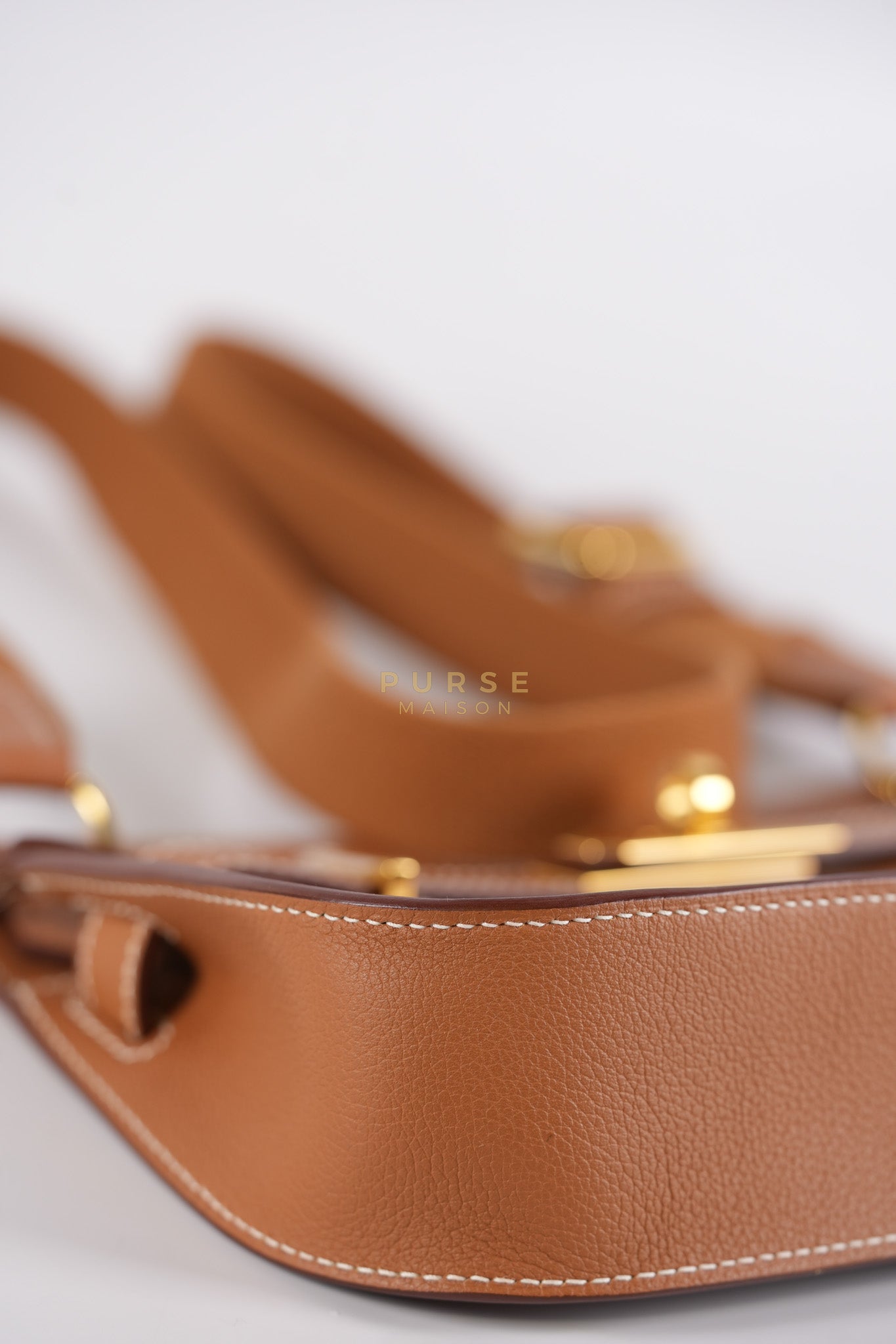 Jypsiere Mini in Gold Evercolor and Gold Hardware Stamp W (2024) | Purse Maison Luxury Bags Shop