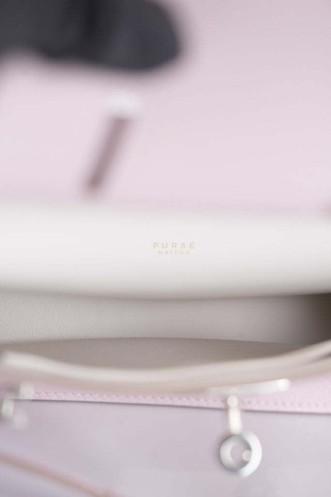 Jypsiere Mini Mauve Pale In Palladium Hardware Stamp B (2023) | Purse Maison Luxury Bags Shop