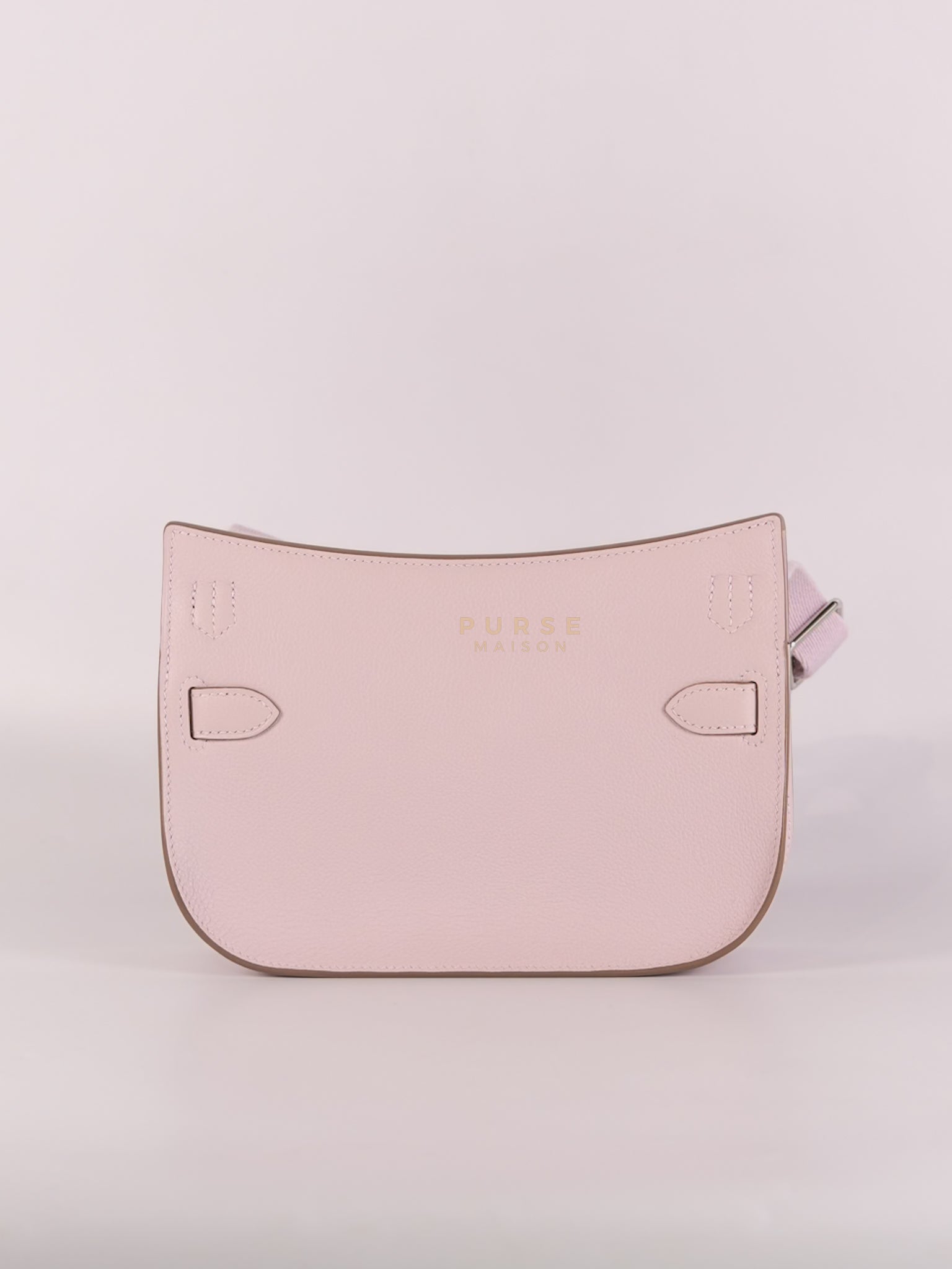 Jypsiere Mini Mauve Pale In Palladium Hardware Stamp B (2023) | Purse Maison Luxury Bags Shop