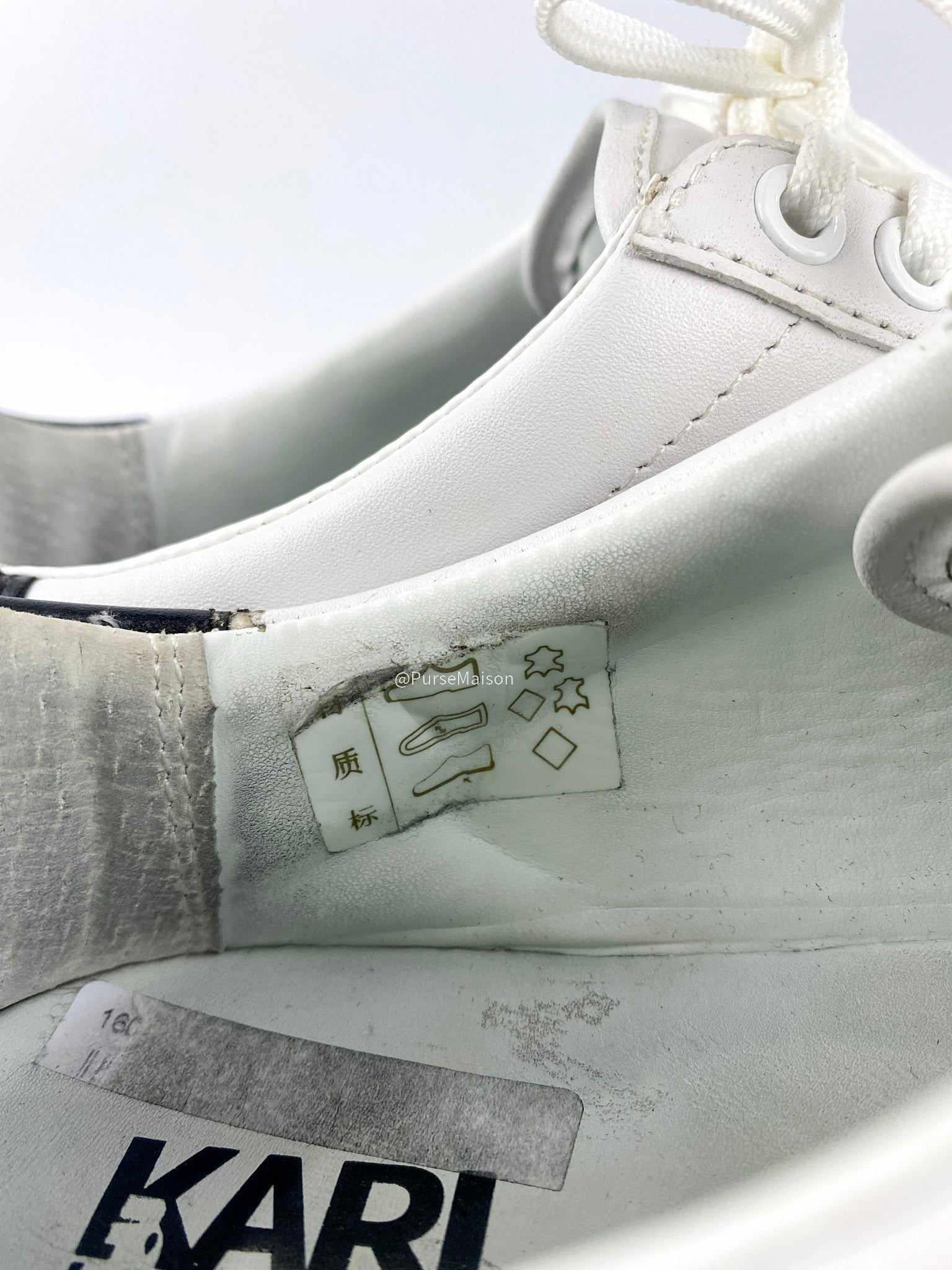 Karl lagerfeld sale white sneakers