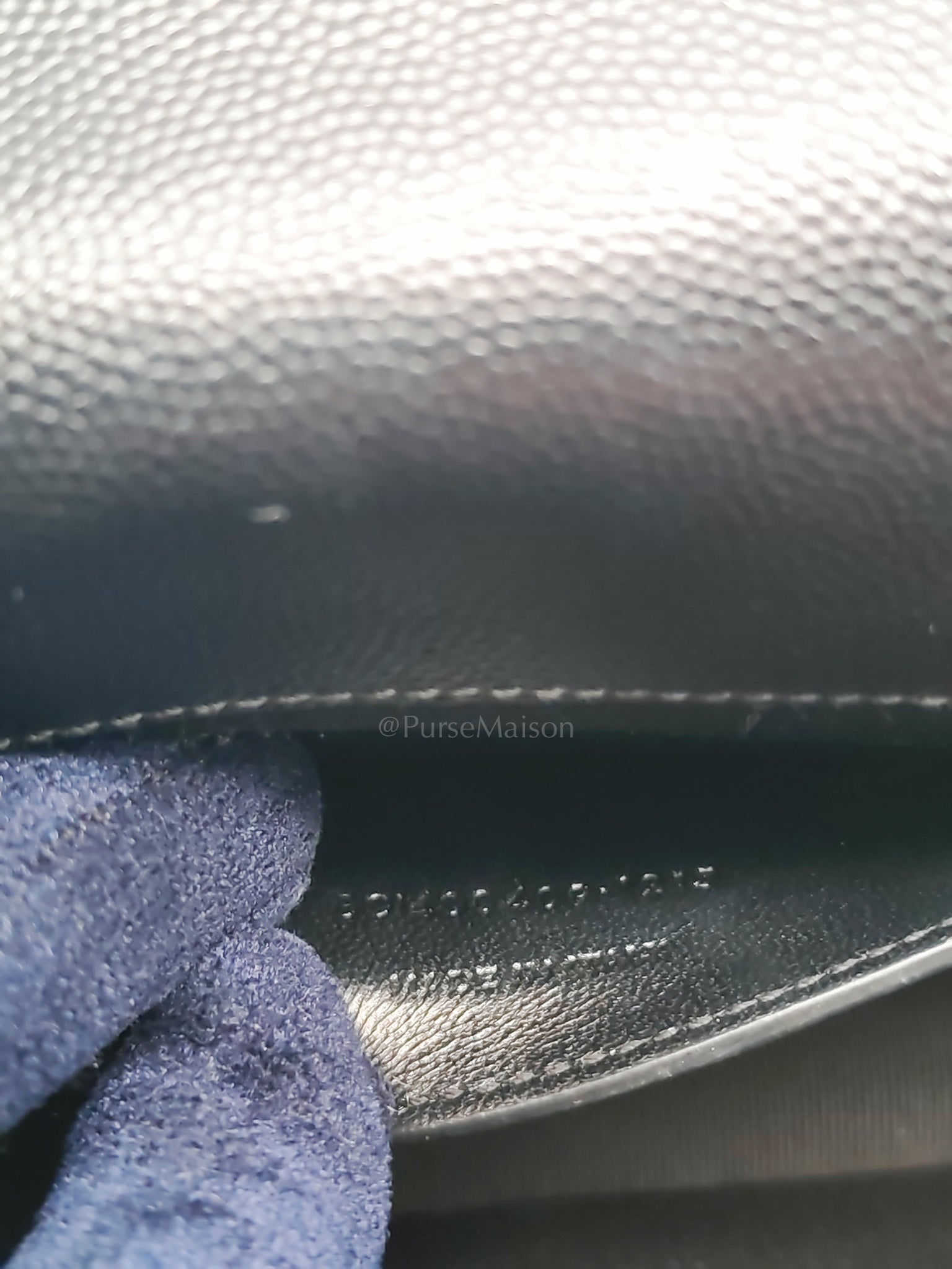 Kate Clutch In Black Grain de Poudre Leather & Gold Hardware | Purse Maison Luxury Bags Shop