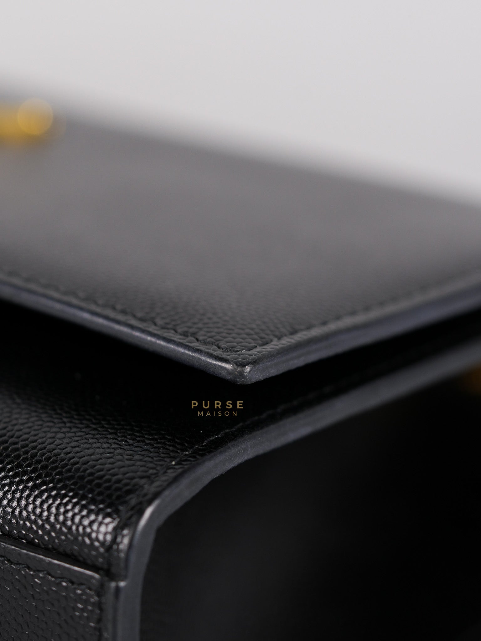 Kate Crossbody Bag in Black Chain Bag | Purse Maison Luxury Bags Shop