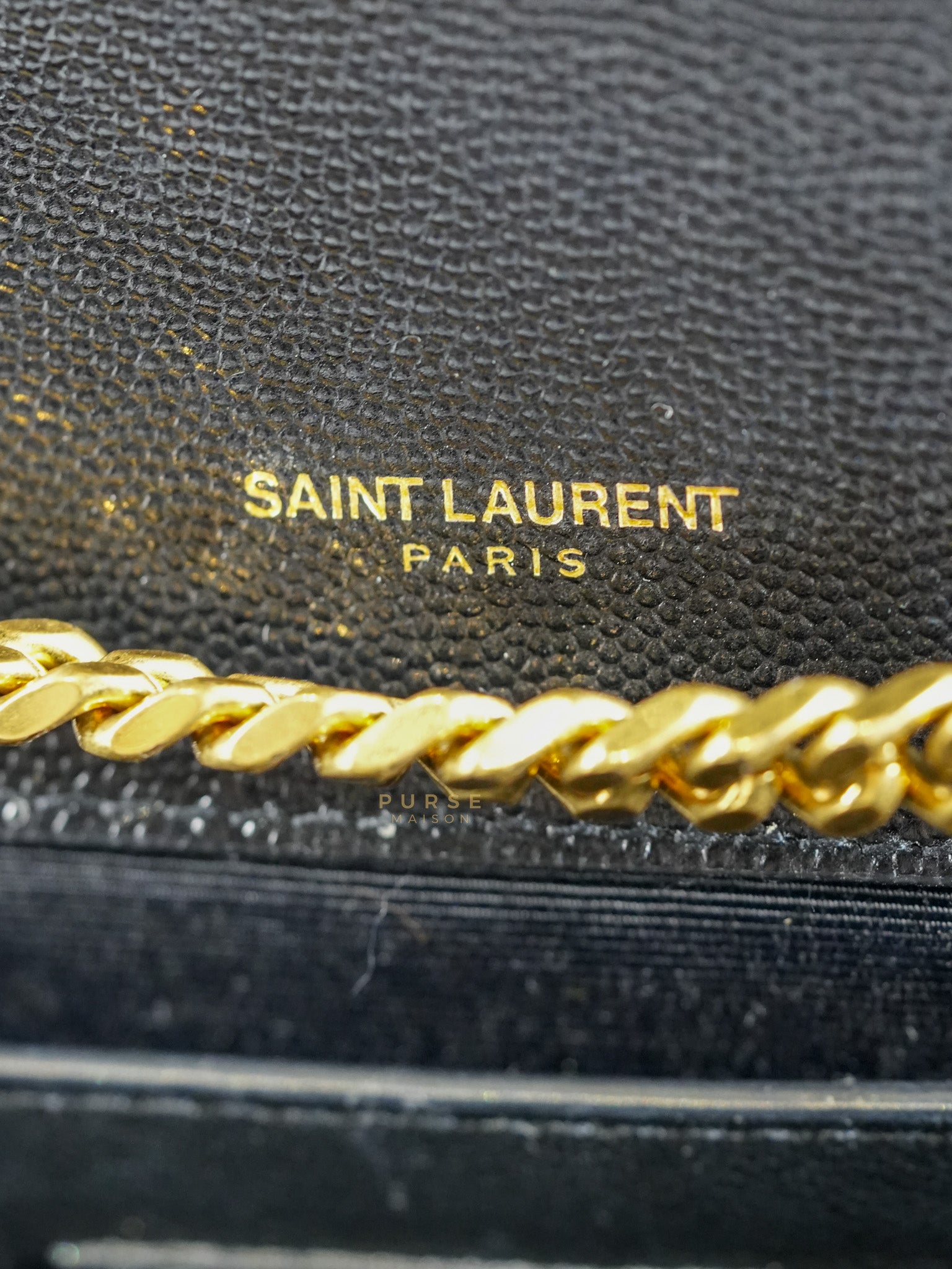 Kate Crossbody Bag in Black Chain Bag | Purse Maison Luxury Bags Shop