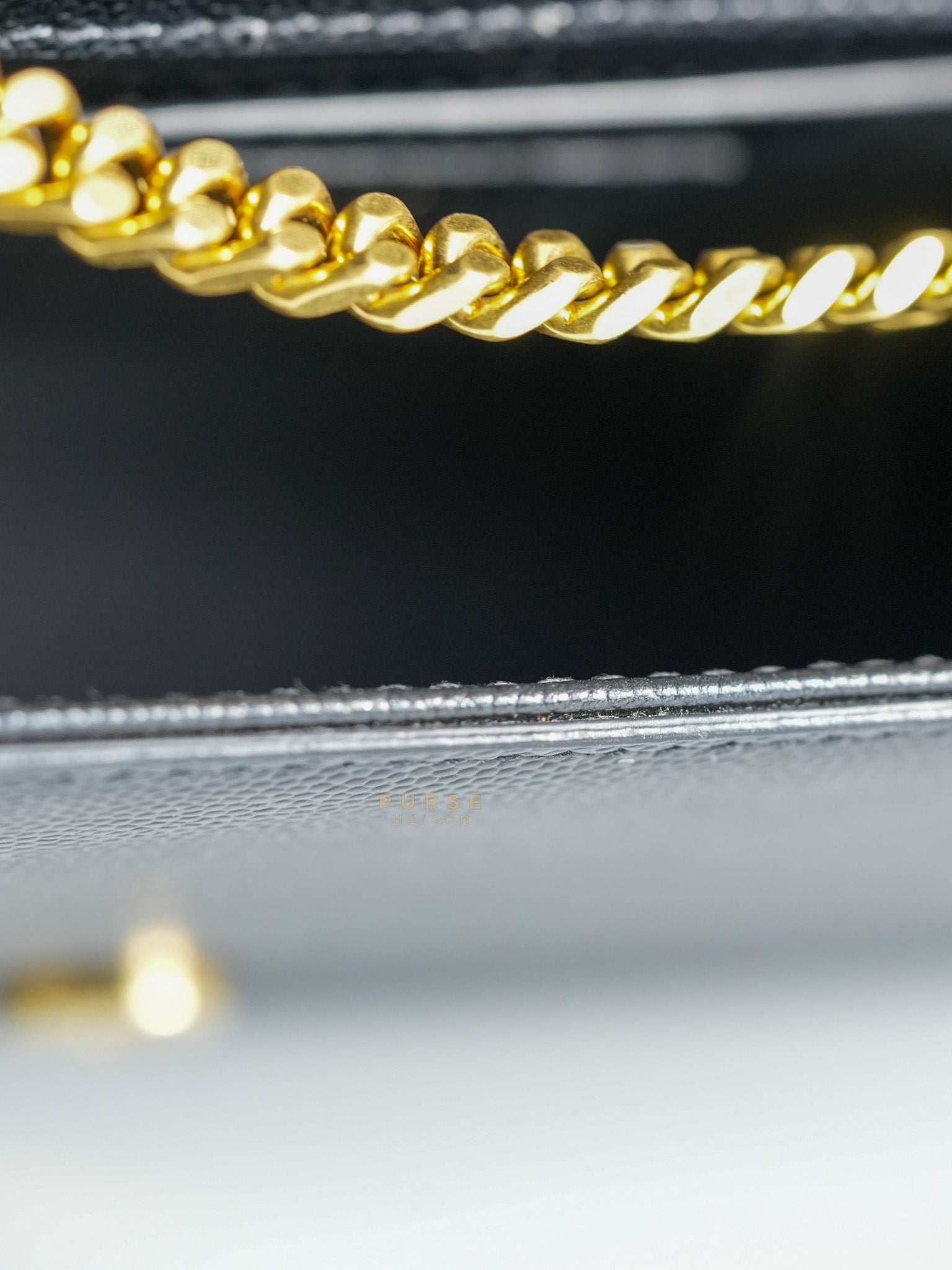 Kate Crossbody Bag in Black Chain Bag | Purse Maison Luxury Bags Shop