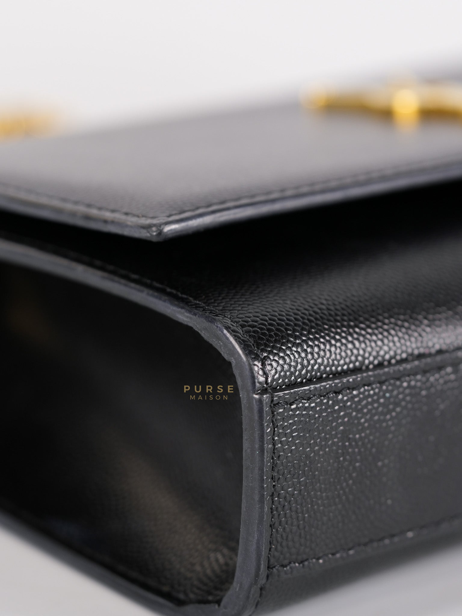 Kate Crossbody Bag in Black Chain Bag | Purse Maison Luxury Bags Shop