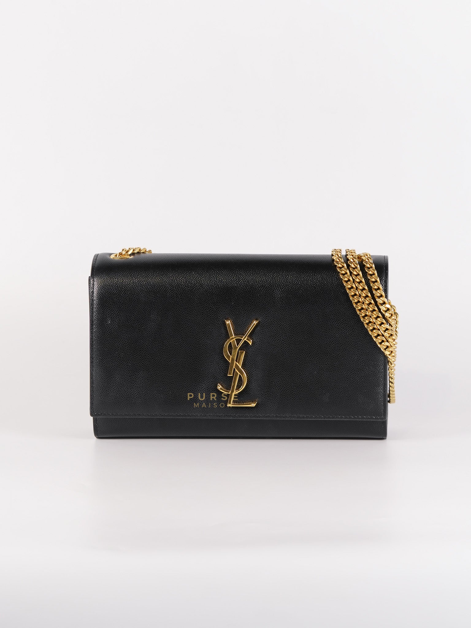 Kate Crossbody Bag in Black Chain Bag | Purse Maison Luxury Bags Shop