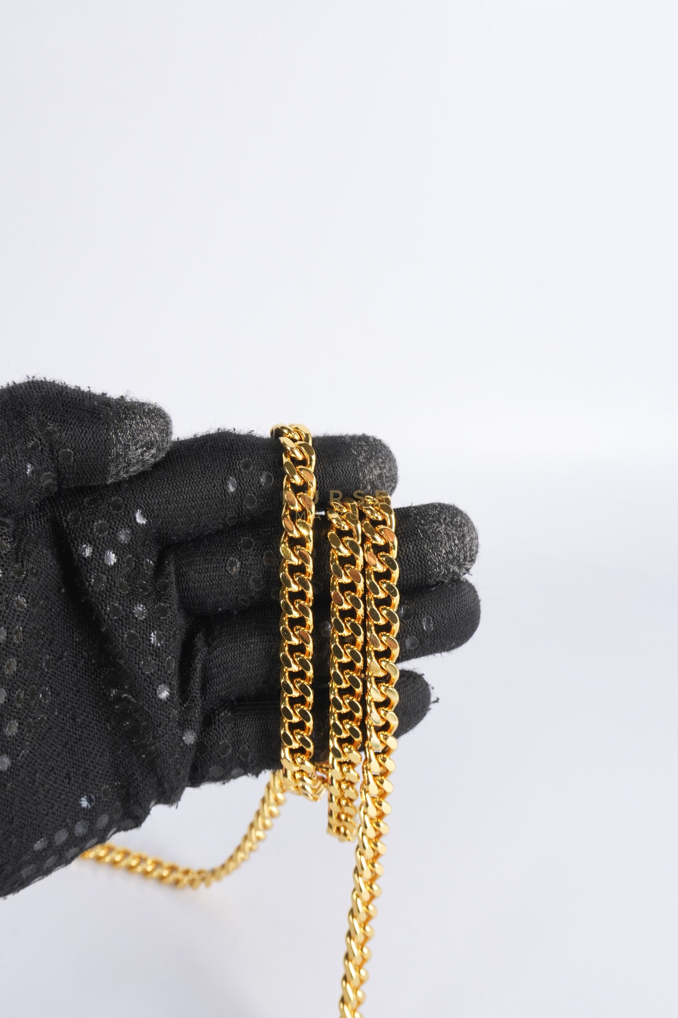Kate Small Chain Bag in Black Grain De Poude Leather & Gold Hardware | Purse Maison Luxury Bags Shop
