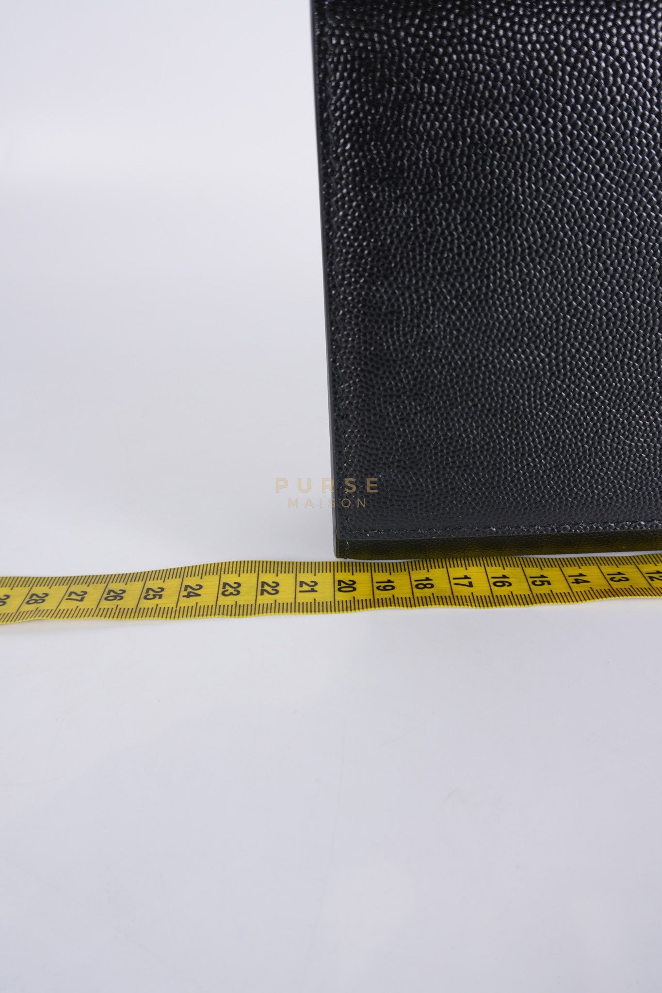 Kate Small Chain Bag in Black Grain De Poude Leather & Gold Hardware | Purse Maison Luxury Bags Shop