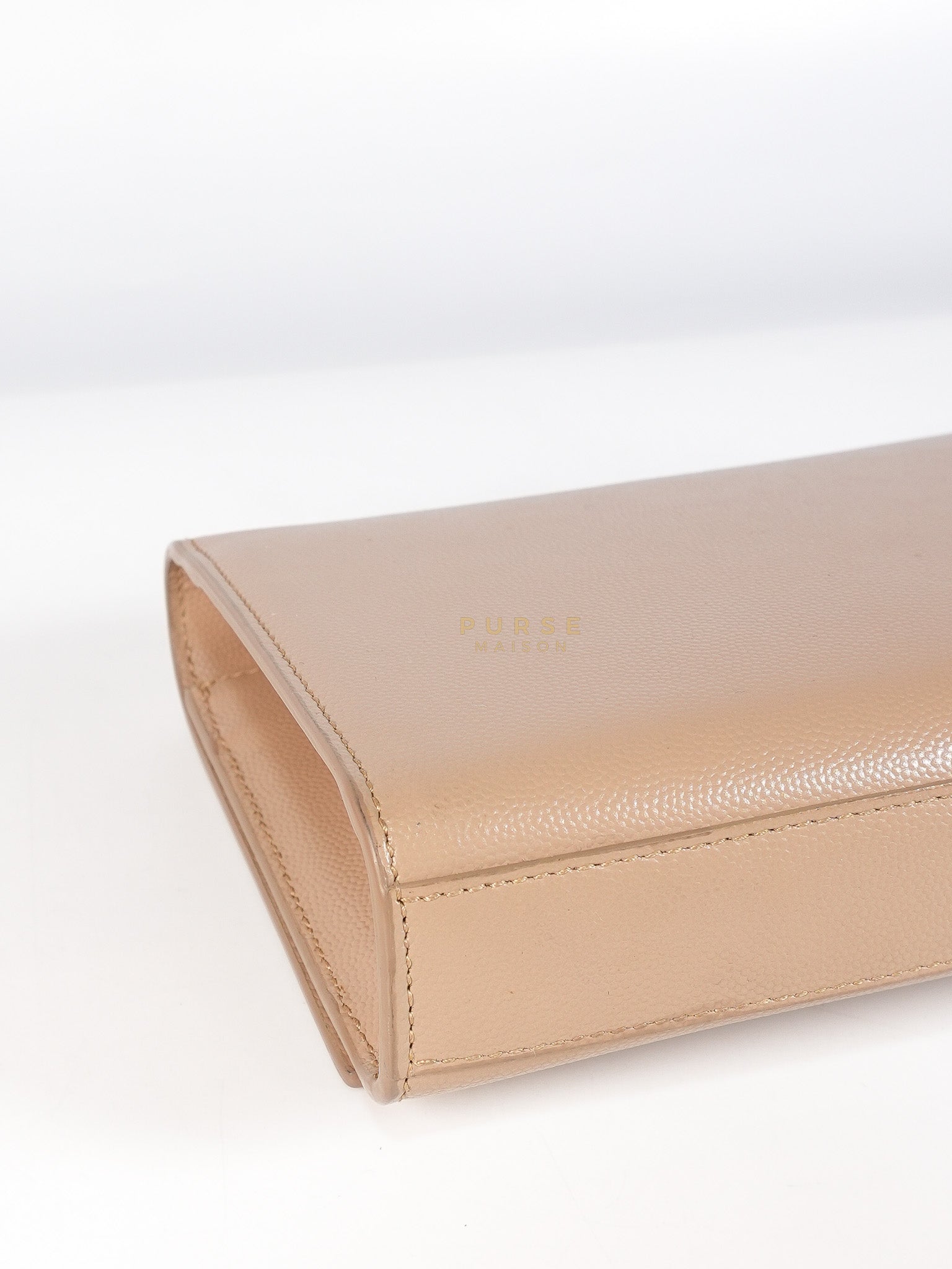 Kate Small in Nude Grain De Poudre Leather & Gold Hardware | Purse Maison Luxury Bags Shop