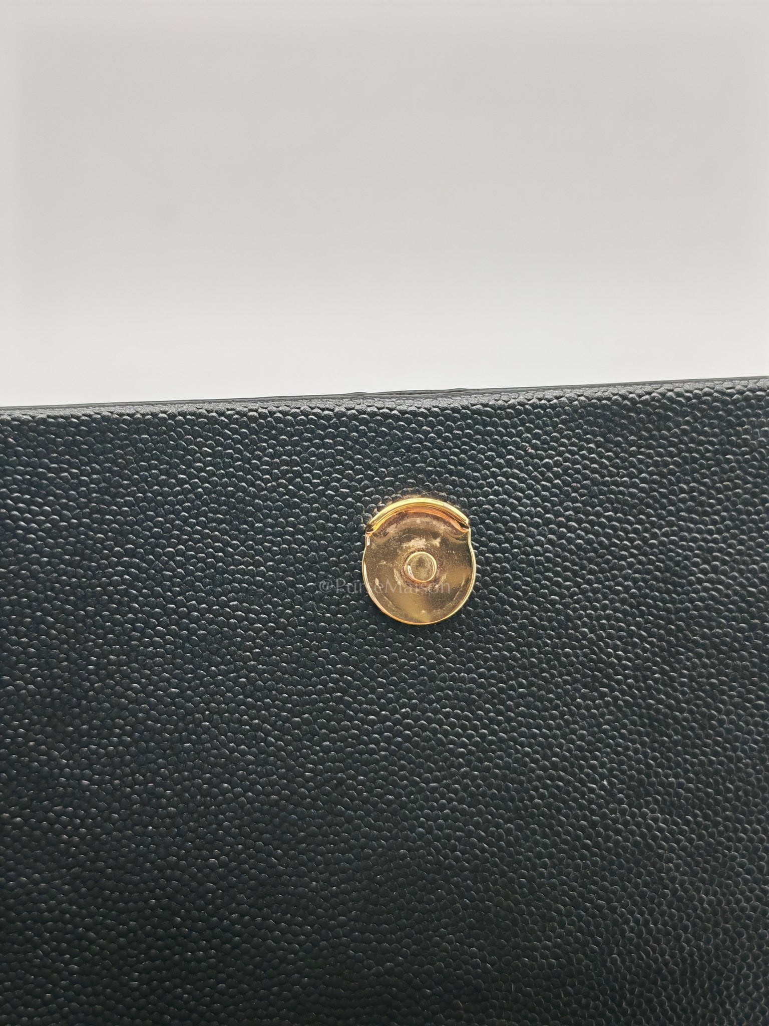 Kate Tassel Small in Black Monogram Grain De Poudre Leather Gold Hardware | Purse Maison Luxury Bags Shop