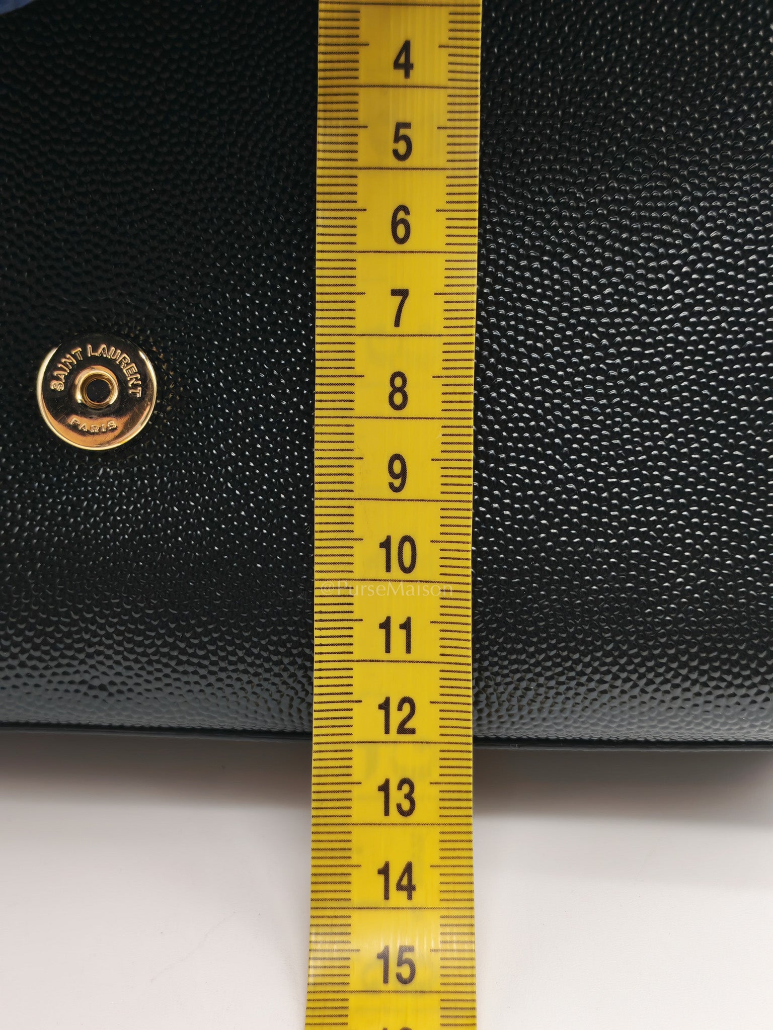 Kate Tassel Small in Black Monogram Grain De Poudre Leather Gold Hardware | Purse Maison Luxury Bags Shop