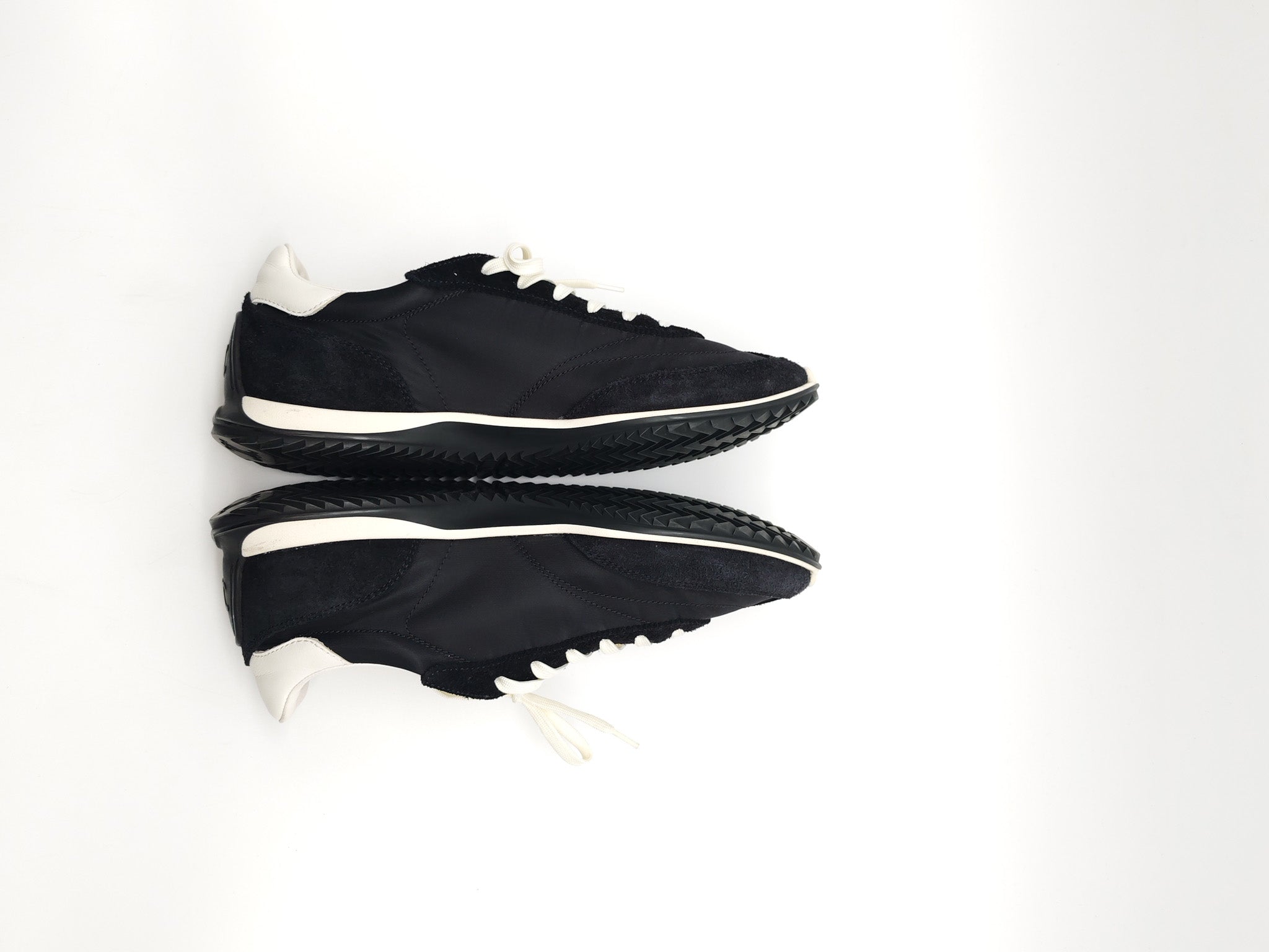 Celine Racer Sneakers in Black Nylon and Sude Size 38 (25cm)