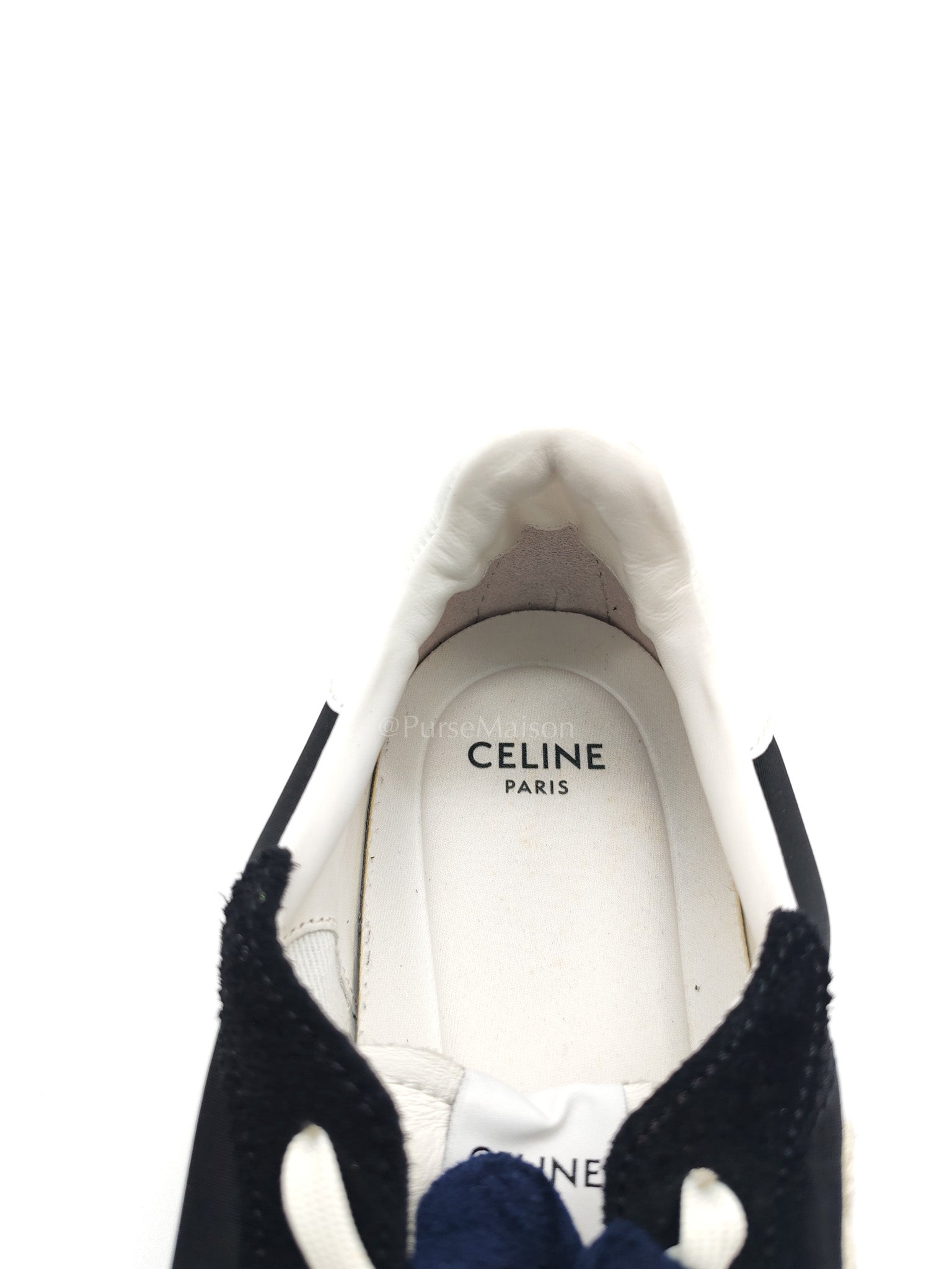 Celine Racer Sneakers in Black Nylon and Sude Size 38 (25cm)