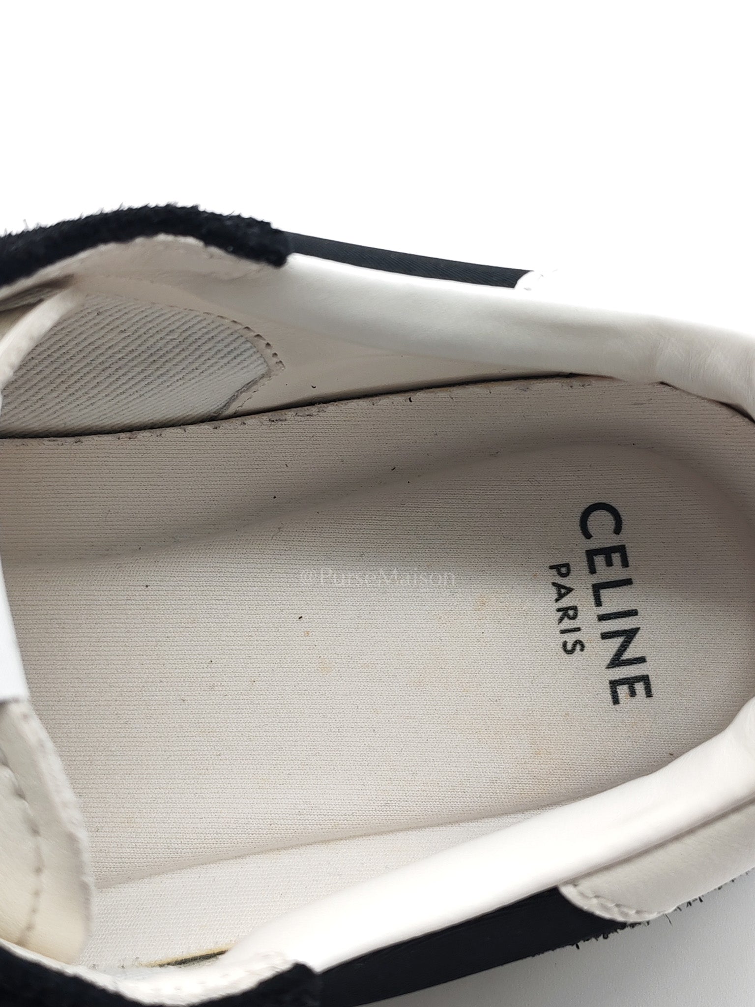 Celine Racer Sneakers in Black Nylon and Sude Size 38 (25cm)