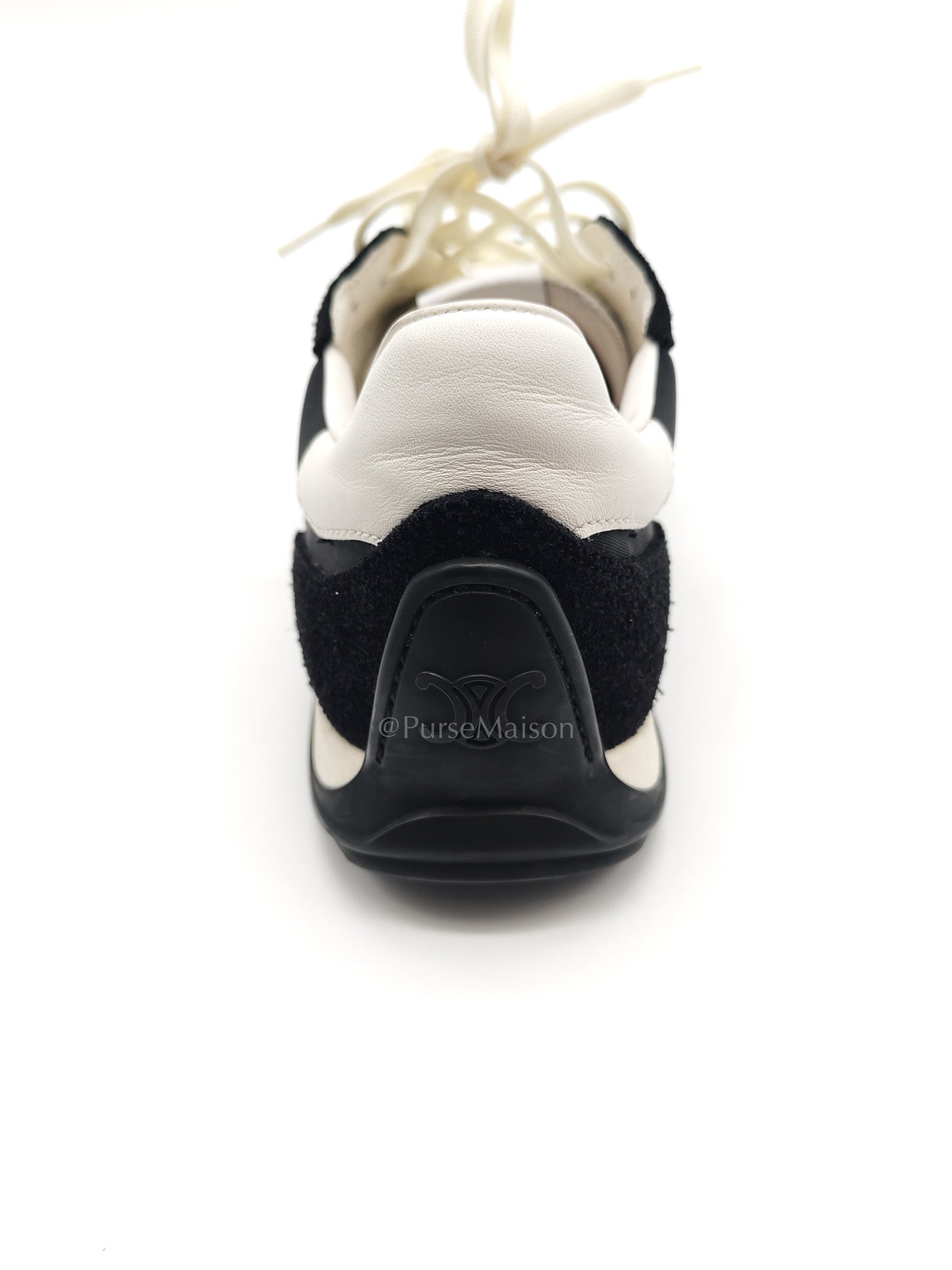 Celine Racer Sneakers in Black Nylon and Sude Size 38 (25cm)