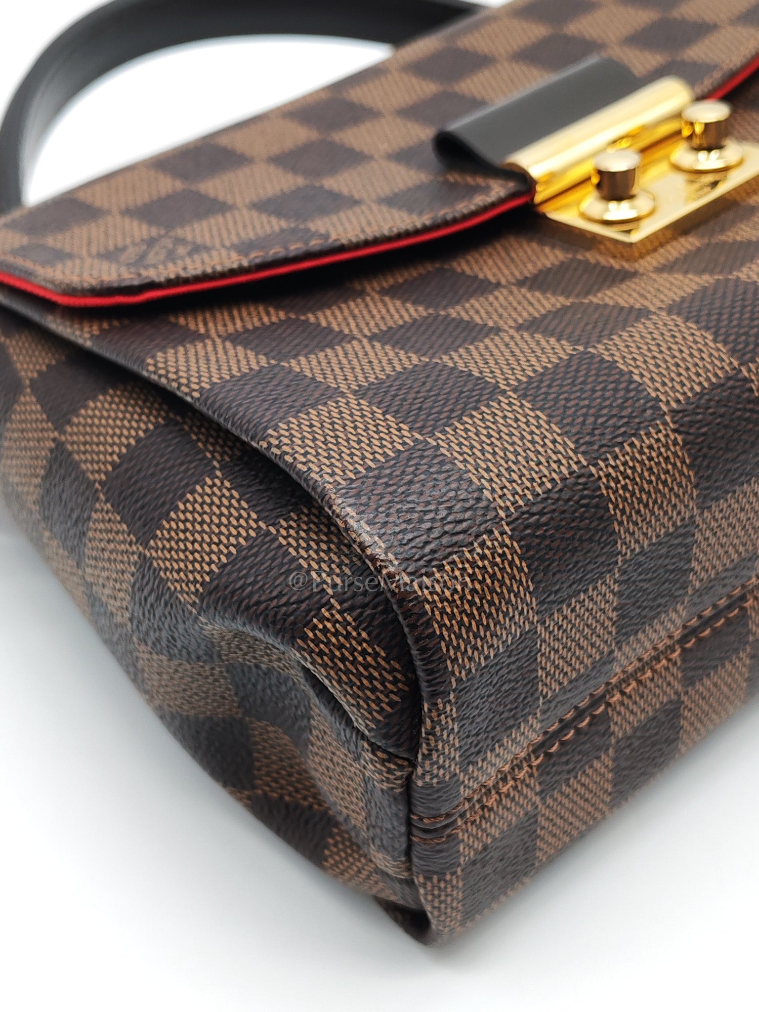 Croisette In Damier Ebene Canvas & Gold Hardware (Datecode: FL0251)