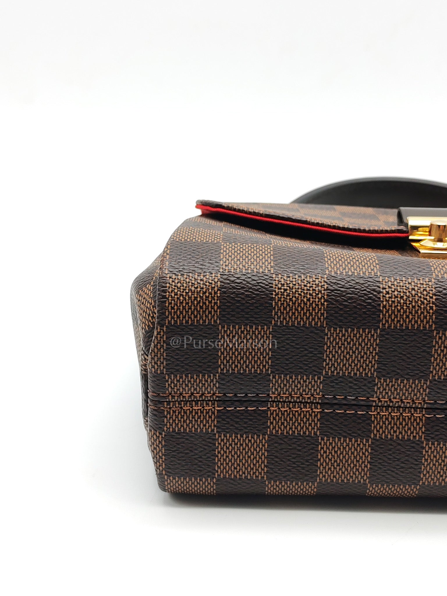 Croisette In Damier Ebene Canvas & Gold Hardware (Datecode: FL0251)