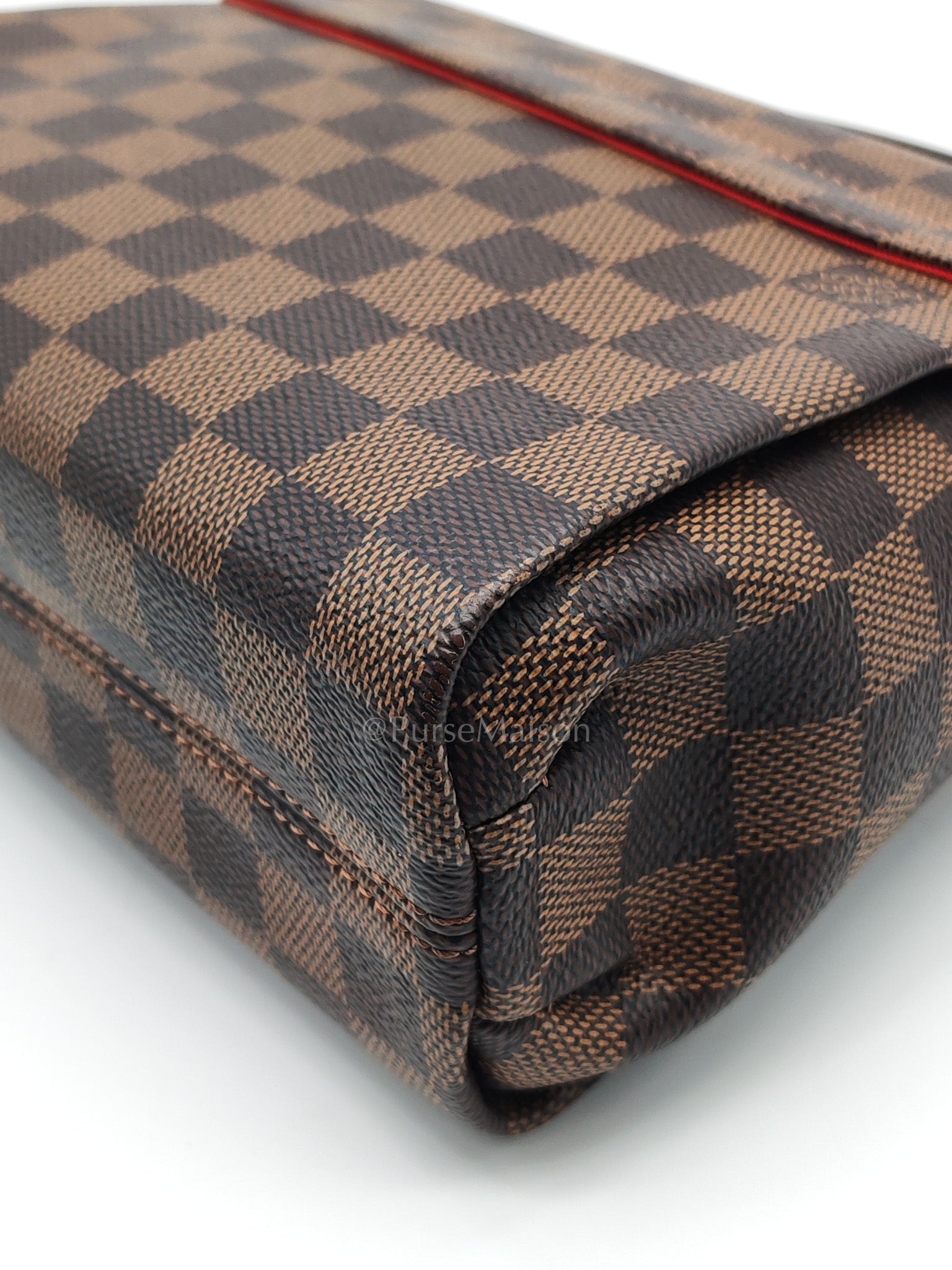 Croisette In Damier Ebene Canvas & Gold Hardware (Datecode: FL0251)