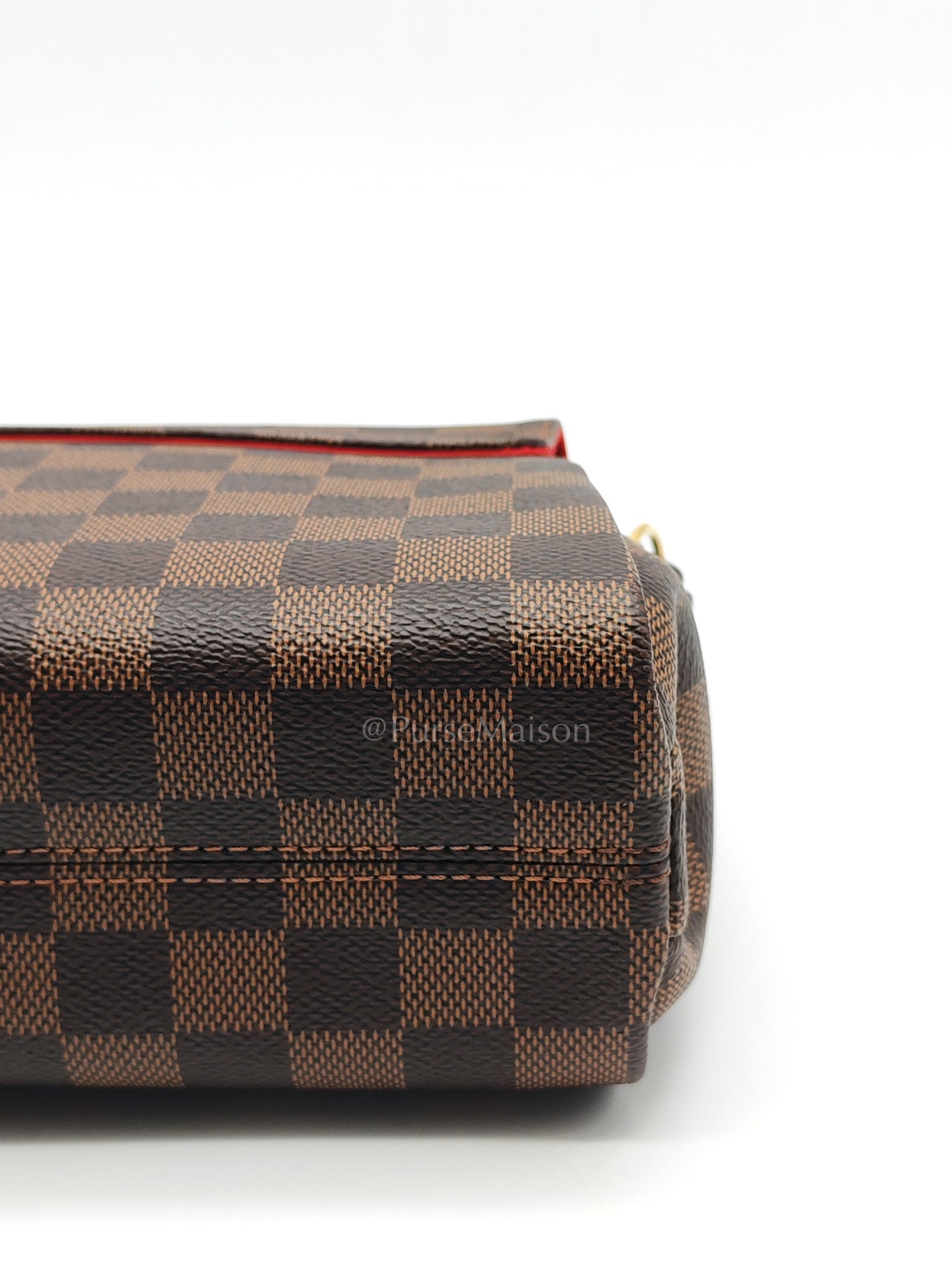 Croisette In Damier Ebene Canvas & Gold Hardware (Datecode: FL0251)