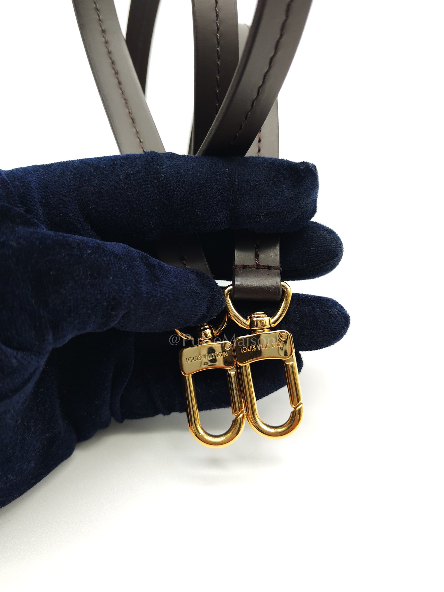 Croisette In Damier Ebene Canvas & Gold Hardware (Datecode: FL0251)