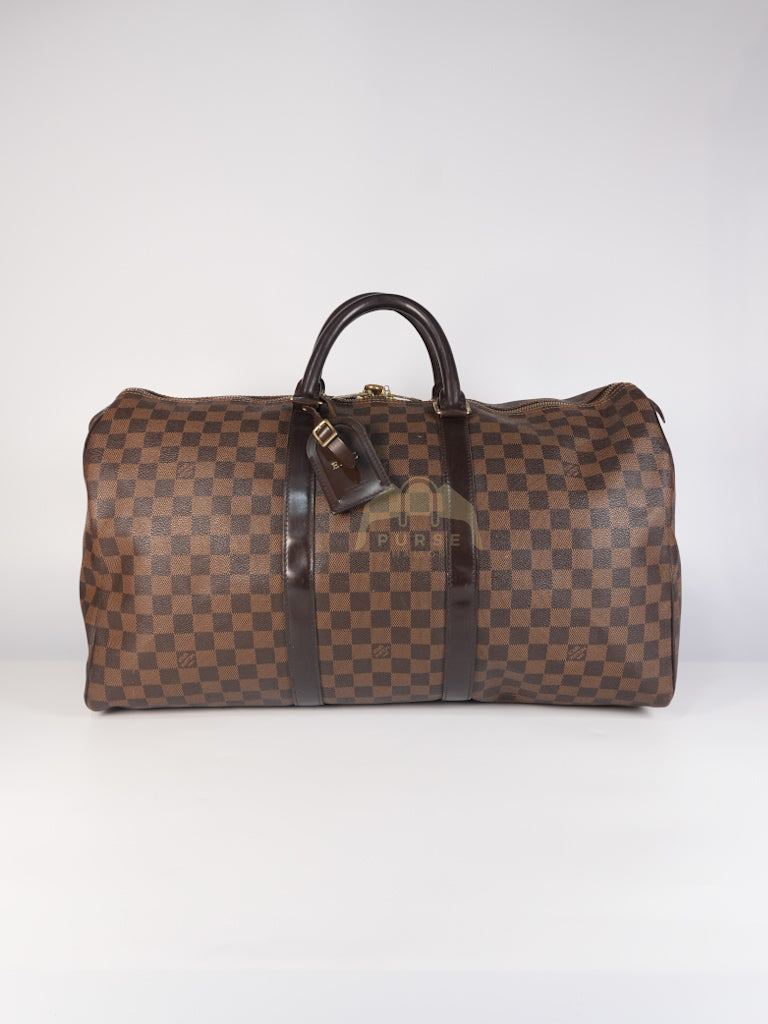 Keepall 50 Damier Ebene (Date code: MB0112) | Purse Maison Luxury Bags Shop