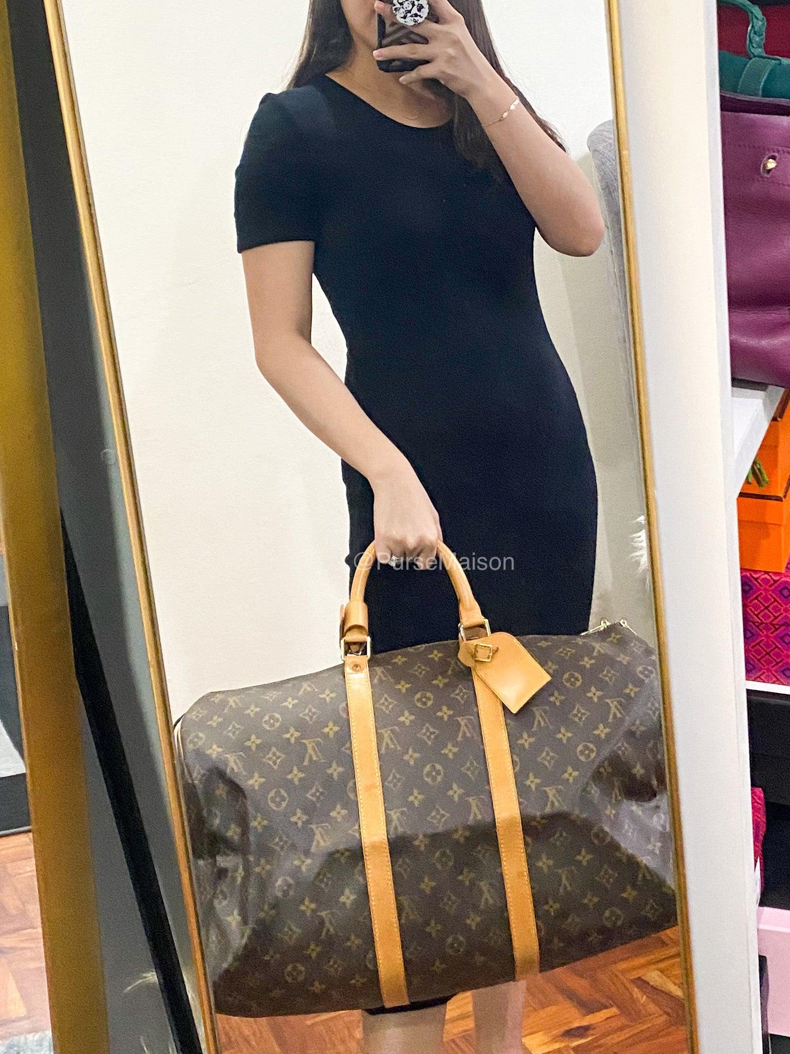 Keepall 55 Duffle Bag in Monogram Canvas | Purse Maison Luxury Bags Shop
