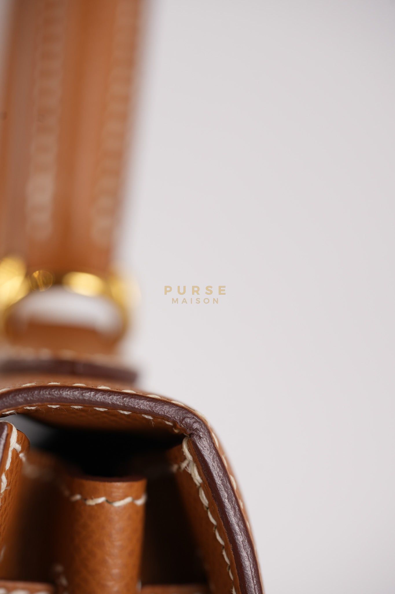 Kelly 25 Gold on Gold Sellier Epsom Leather Stamp Z (2021) | Purse Maison Luxury Bags Shop