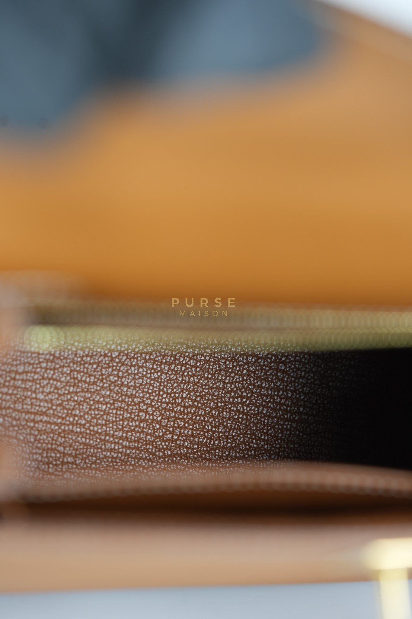 Kelly 25 Gold on Gold Sellier Epsom Leather Stamp Z (2021) | Purse Maison Luxury Bags Shop