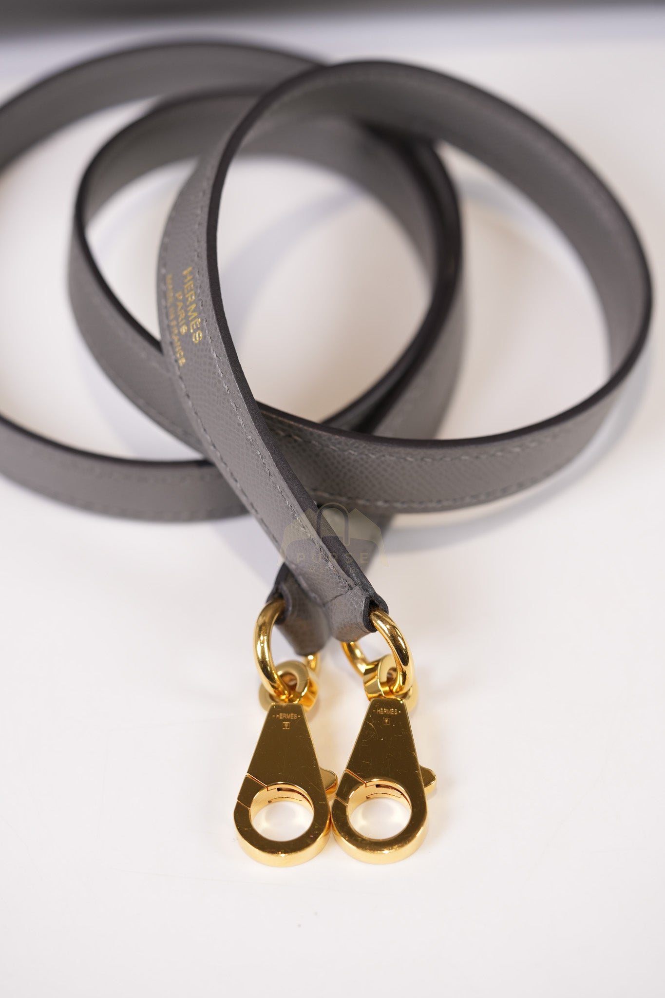 Kelly 25 Gris Mouette Madame Leather in Gold Hardware Stamp B (2023) | Purse Maison Luxury Bags Shop