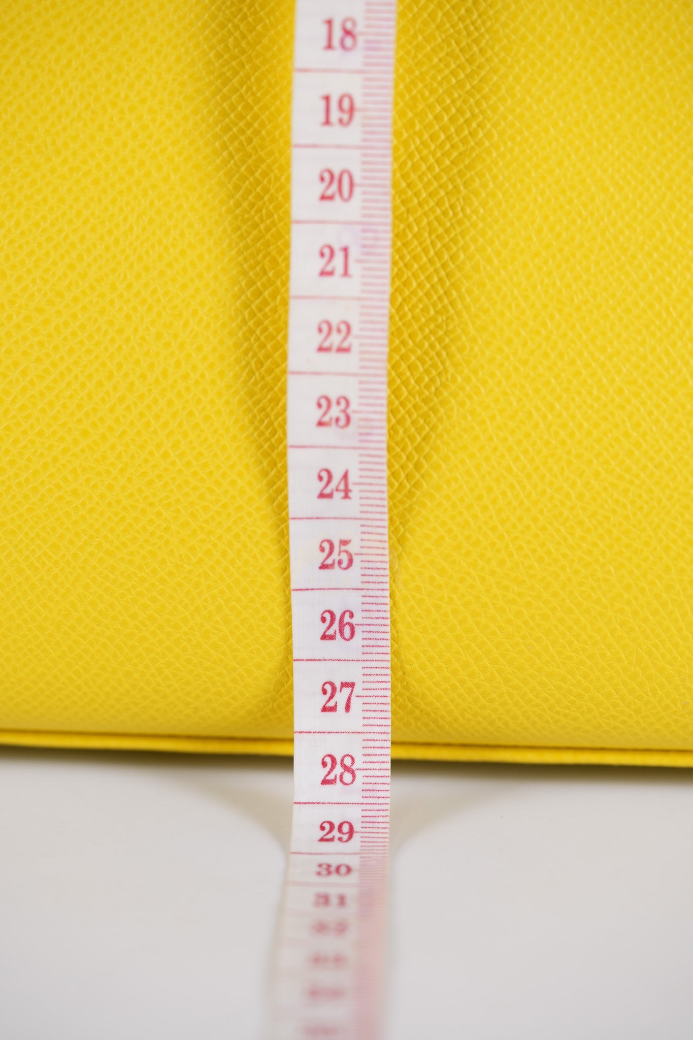 Kelly 25 in Jaune De Naples Sellier Epsom Leather & Palladium Hardware Stamp U (2022) | Purse Maison Luxury Bags Shop