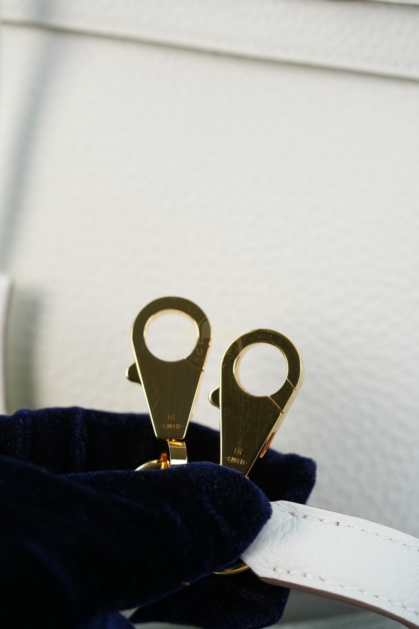 Kelly 25 in Mushroom Togo Leather Retourne & Gold Hardware Stamp B (2023) | Purse Maison Luxury Bags Shop