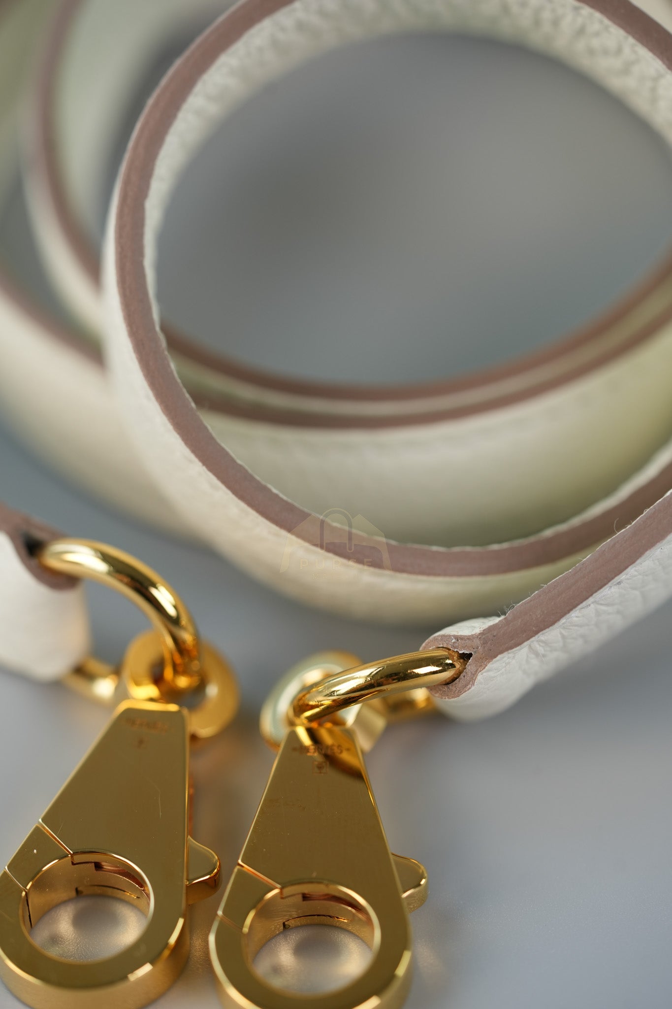 Kelly 25 in Mushroom Togo Leather Retourne & Gold Hardware Stamp B (2023) | Purse Maison Luxury Bags Shop