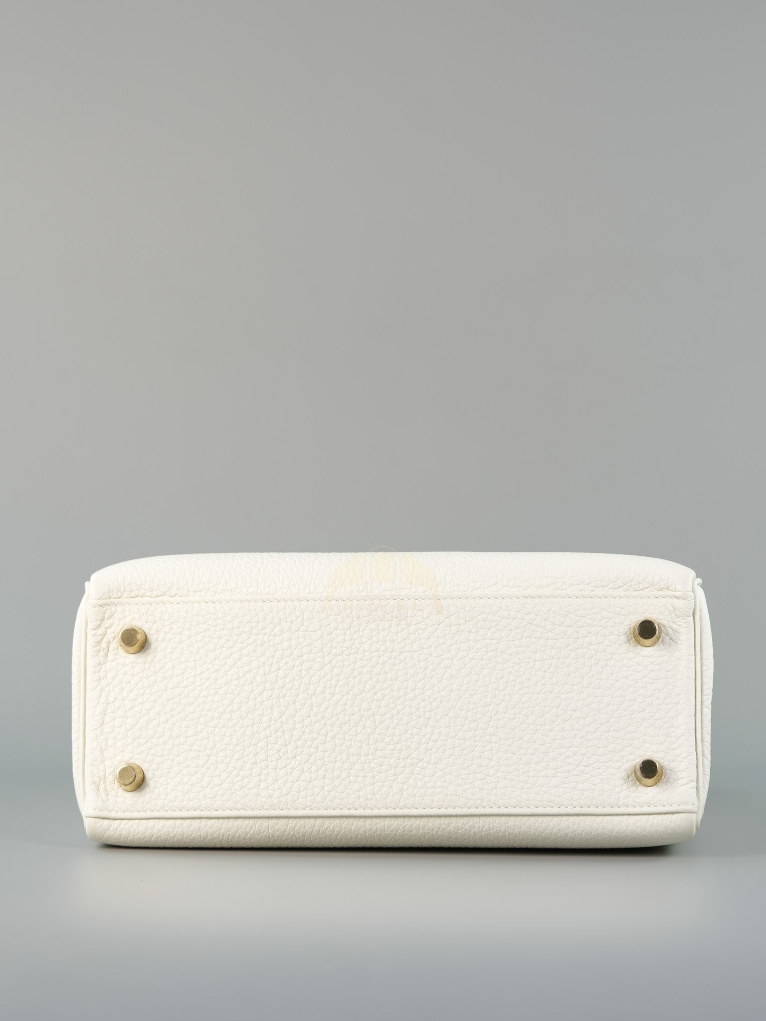 Kelly 25 in Mushroom Togo Leather Retourne & Gold Hardware Stamp B (2023) | Purse Maison Luxury Bags Shop