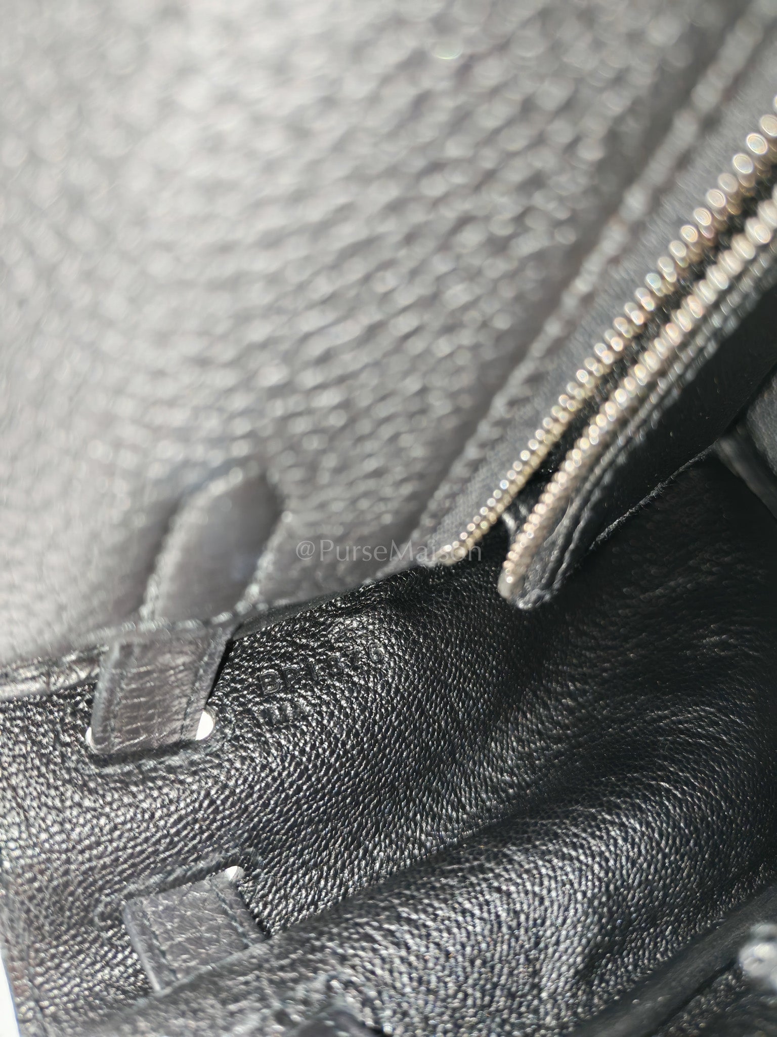 Kelly 25 Retourne in Black Togo Leather Palladium Hardware Stamp B(2023) | Purse Maison Luxury Bags Shop