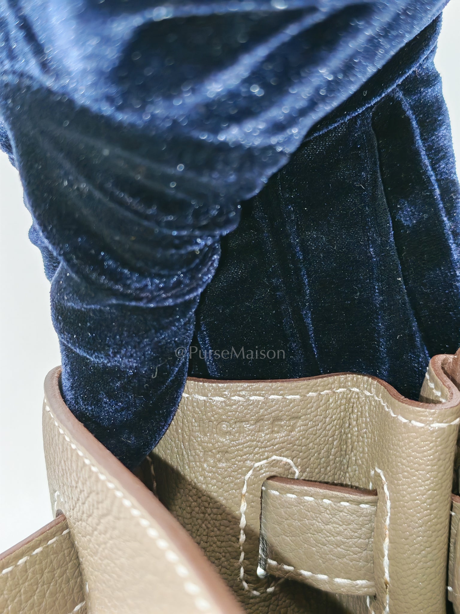 Kelly 28 Retourne in Etoupe Togo Leather and Gold Hardware Stamp U (2022) | Purse Maison Luxury Bags Shop