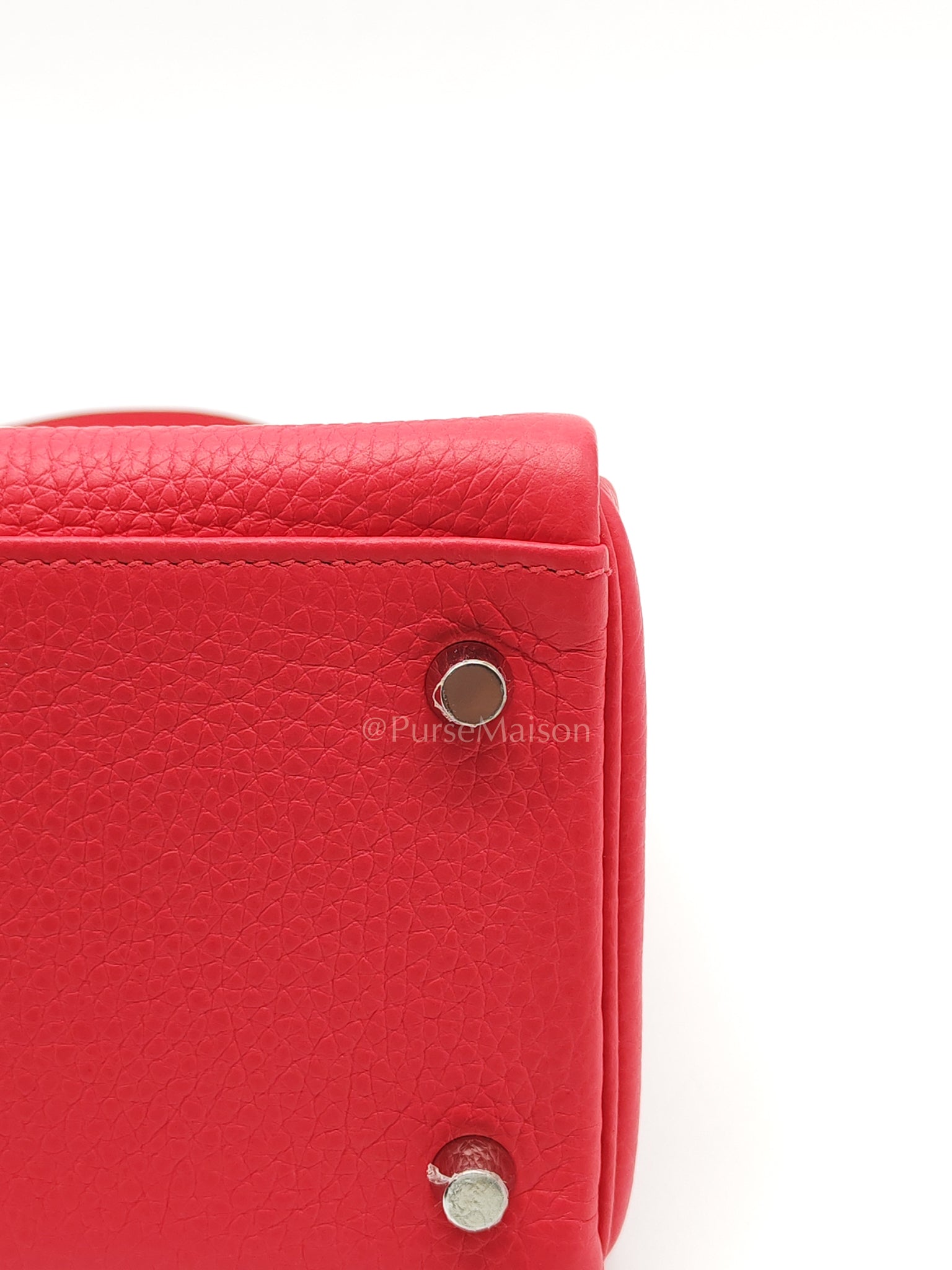 Kelly 28 Retourne in Rose Extreme Clemence in Palladium Hardware Stamp D (2019) | Purse Maison Luxury Bags Shop