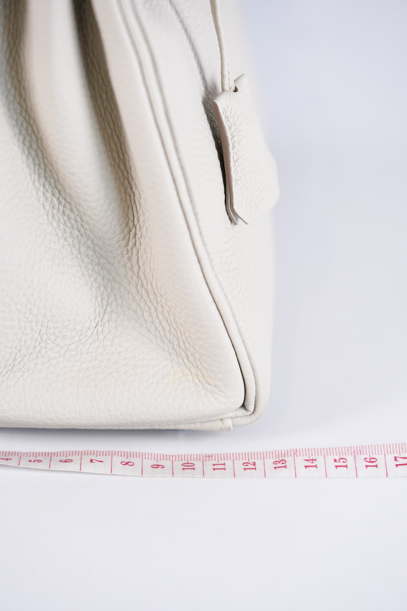 Kelly 28 Retourne Touch Beton Togo Leather in Palladium Hardware Stamp C (2018) | Purse Maison Luxury Bags Shop