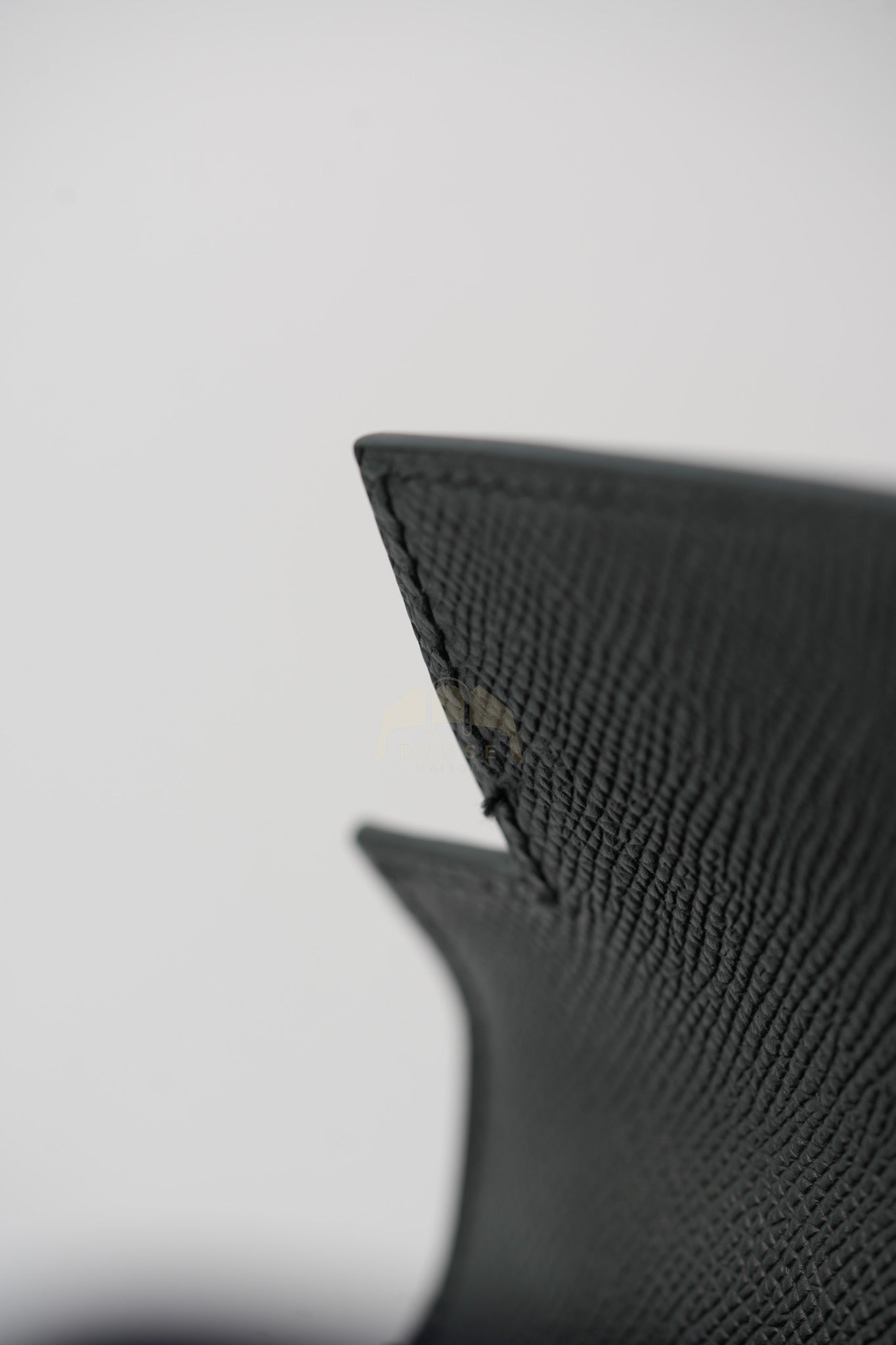 Kelly 28 Sellier in Black Epsom Leather and Gold Hardware Stamp C (2018) | Purse Maison Luxury Bags Shop