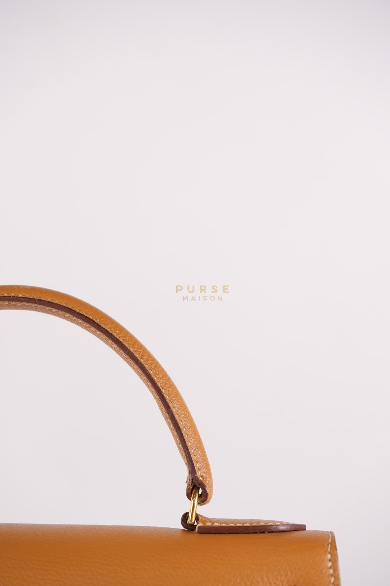 Kelly 28 Sellier in Gold Epsom Leather Gold Hardware Stamp W Circle(1993) | Purse Maison Luxury Bags Shop