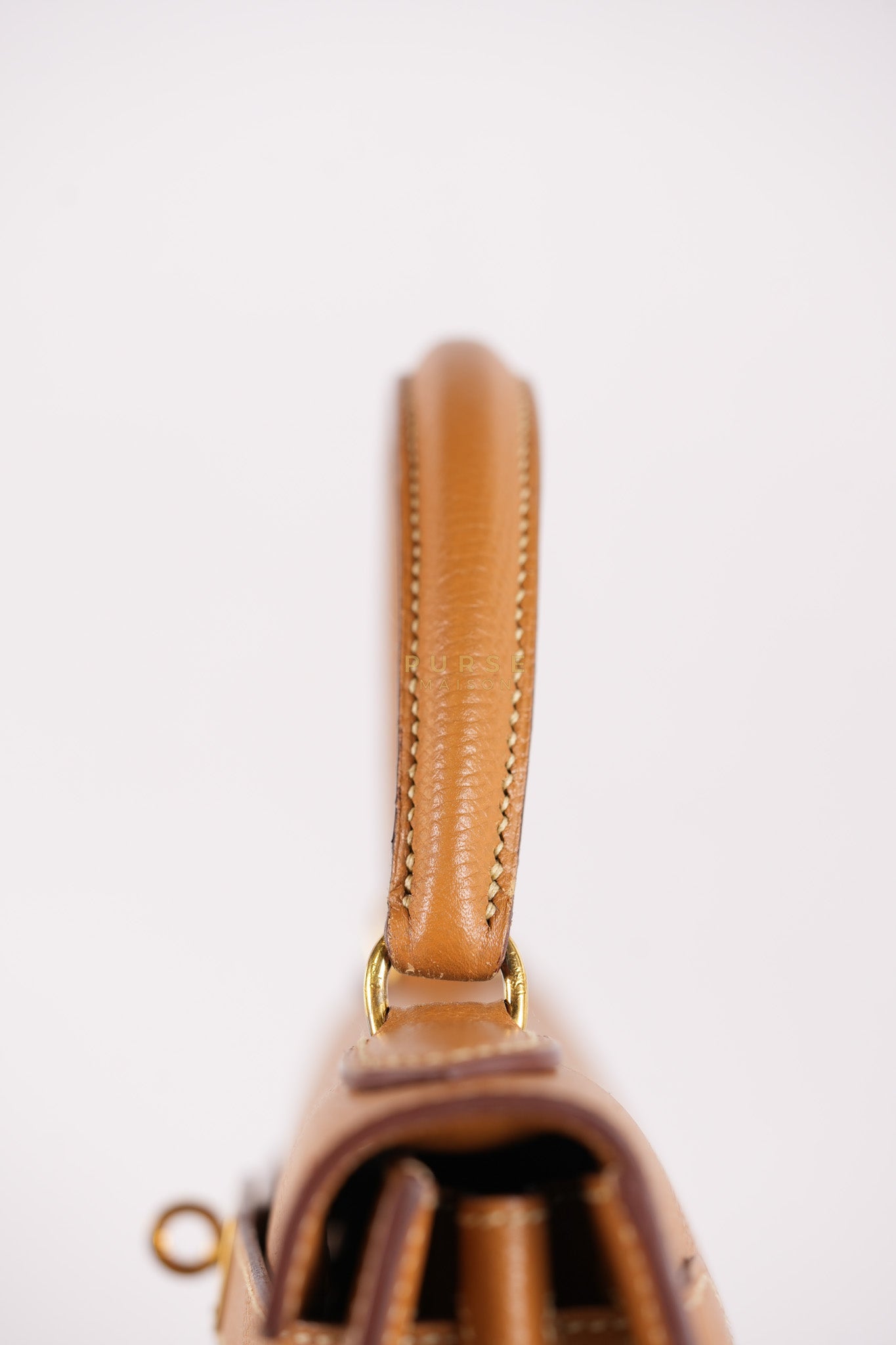 Kelly 28 Sellier in Gold Epsom Leather Gold Hardware Stamp W Circle(1993) | Purse Maison Luxury Bags Shop