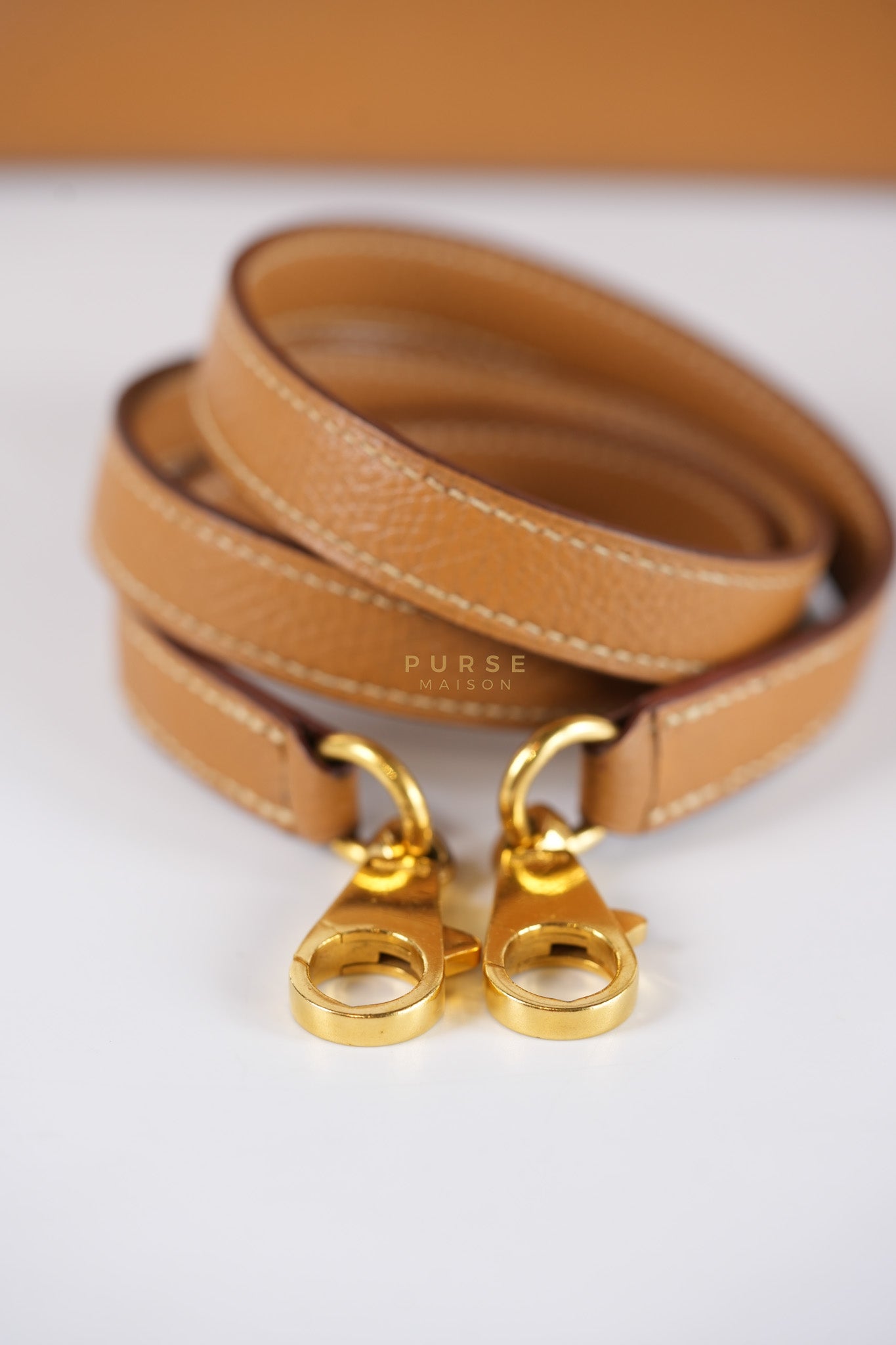 Kelly 28 Sellier in Gold Epsom Leather Gold Hardware Stamp W Circle(1993) | Purse Maison Luxury Bags Shop