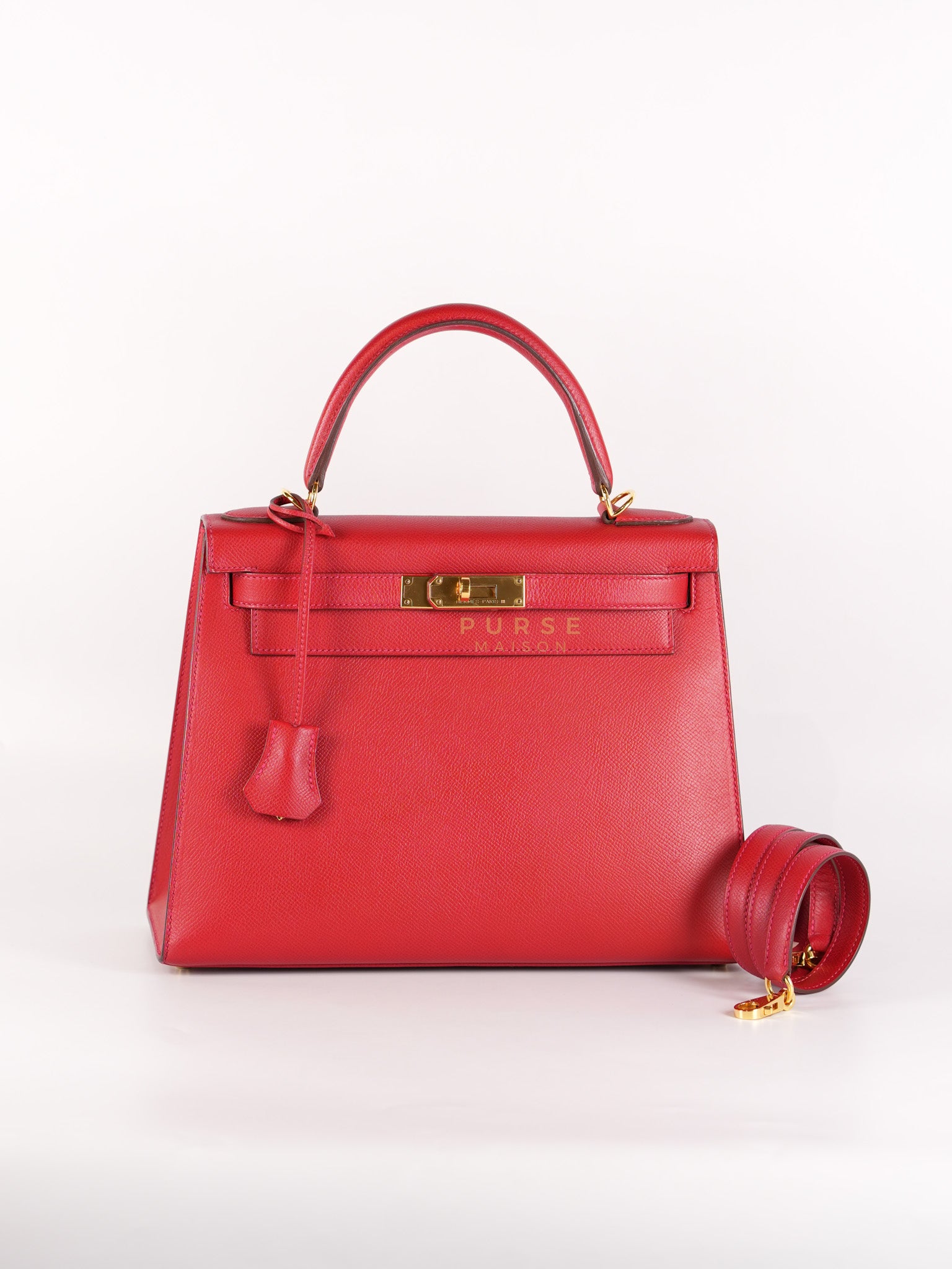Kelly 28 Sellier Rogue Casaque Epsom Leather and Gold Hardware Stamp A (2017) | Purse Maison Luxury Bags Shop