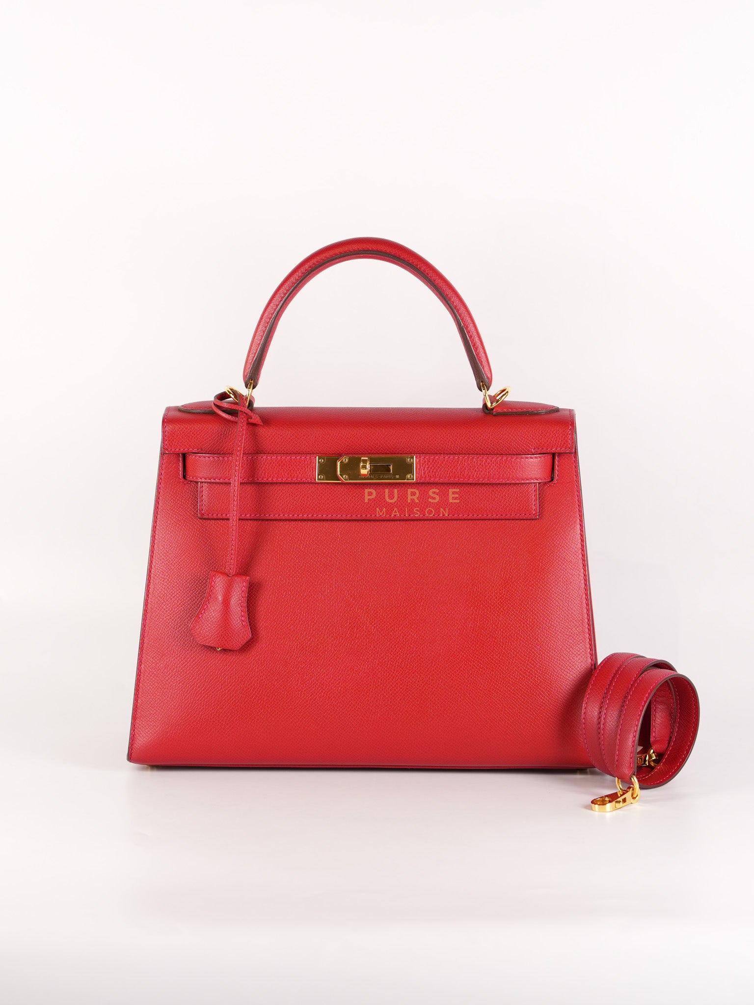 Kelly 28 Sellier Rogue Casaque Epsom Leather and Gold Hardware Stamp A (2017) | Purse Maison Luxury Bags Shop