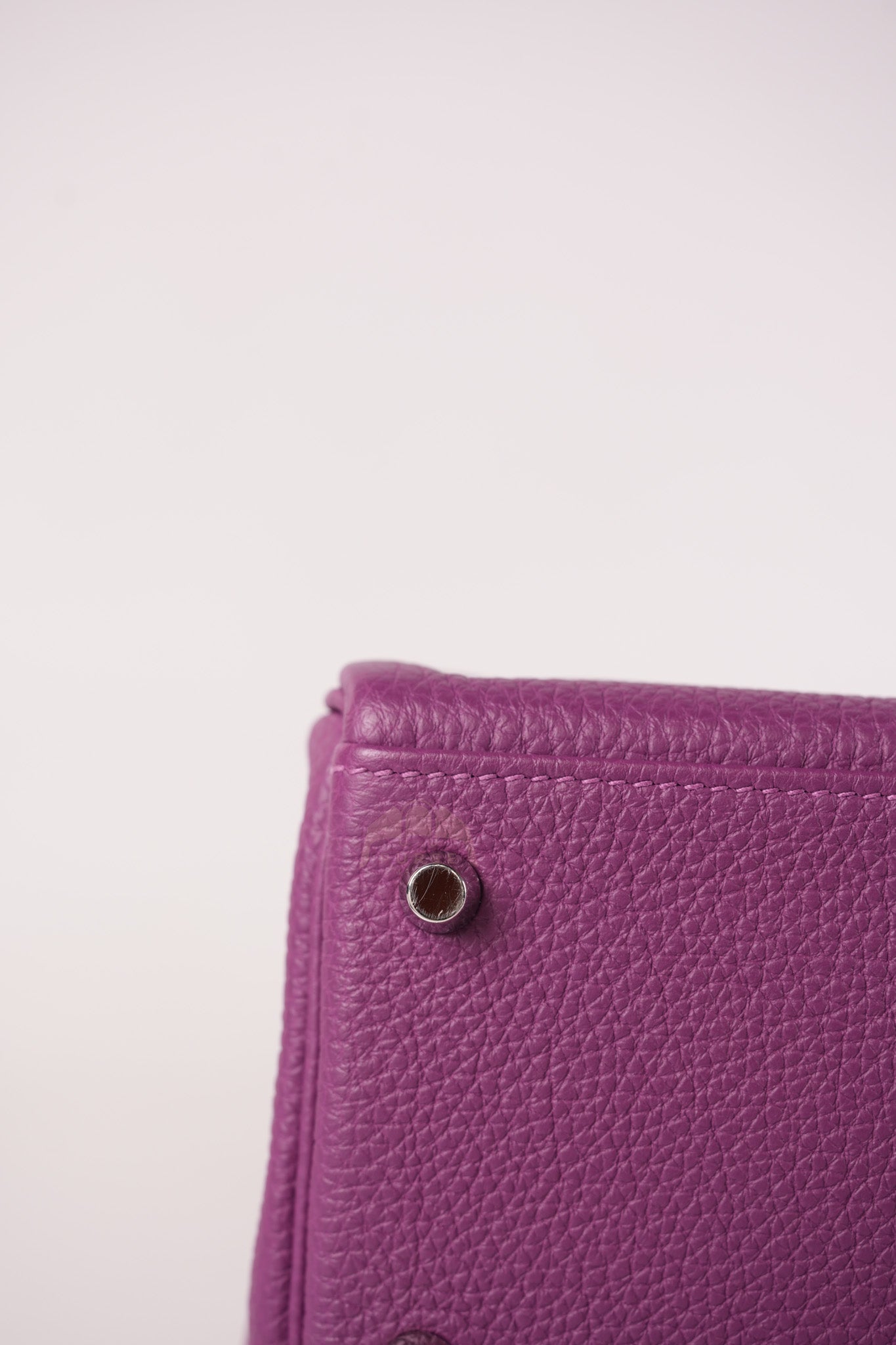 Kelly 32 Retourne in Anemone Togo Leather Palladium Hardware Stamp R Square(2014) | Purse Maison Luxury Bags Shop