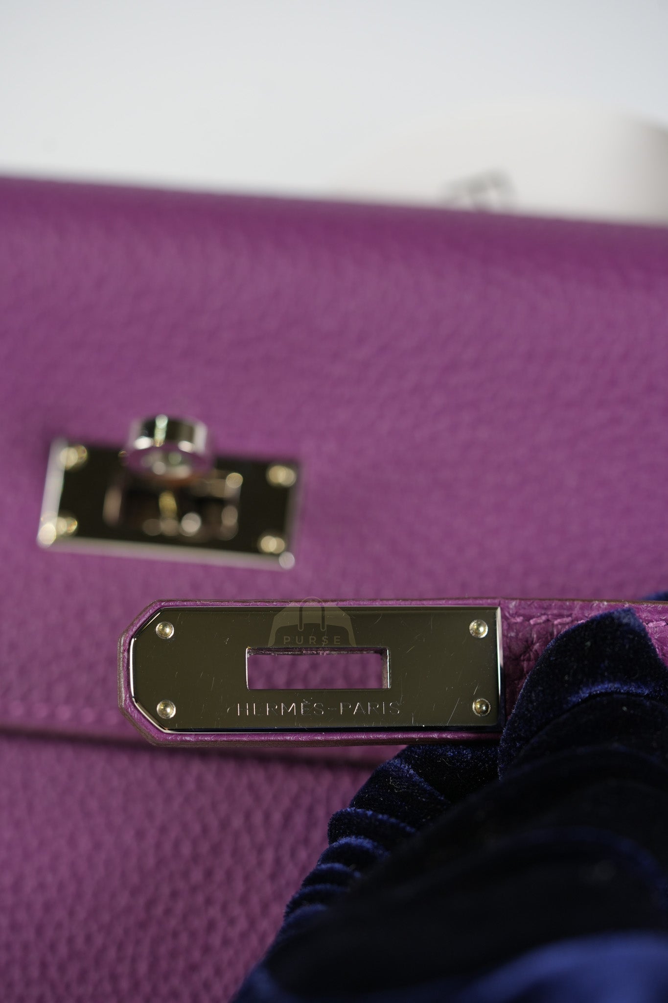 Kelly 32 Retourne in Anemone Togo Leather Palladium Hardware Stamp R Square(2014) | Purse Maison Luxury Bags Shop