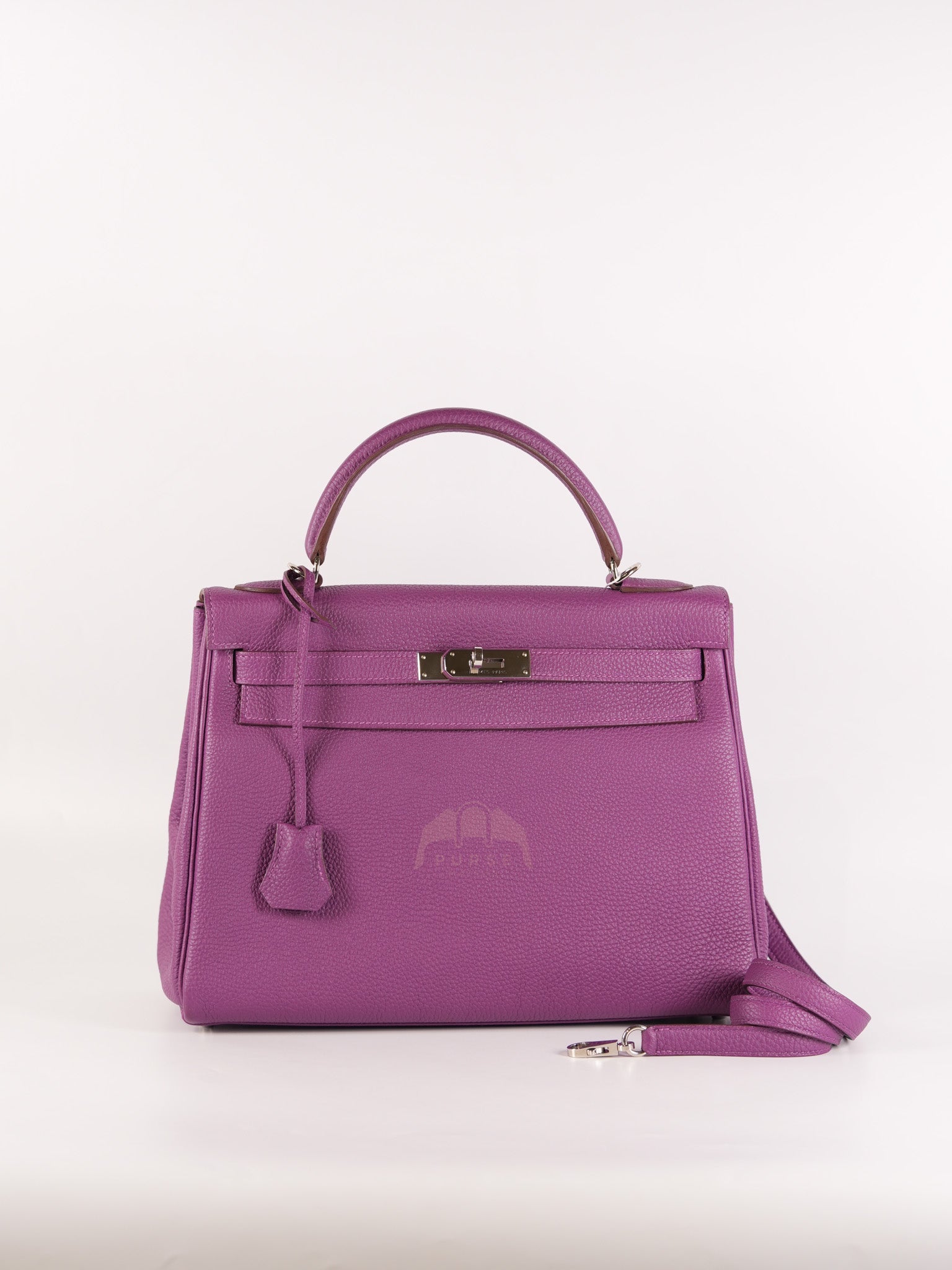 Kelly 32 Retourne in Anemone Togo Leather Palladium Hardware Stamp R Square(2014) | Purse Maison Luxury Bags Shop